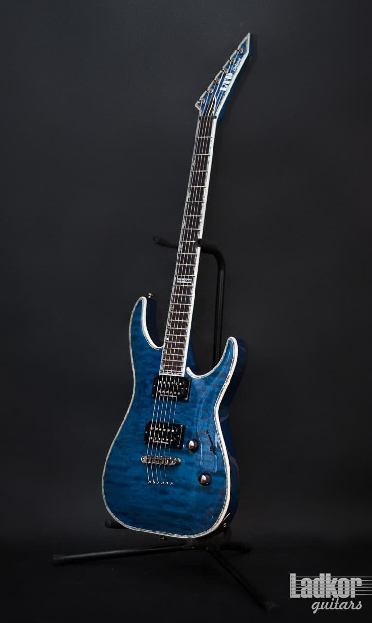 ESP LTD Deluxe MH-1000 NT See Thru Blue STB