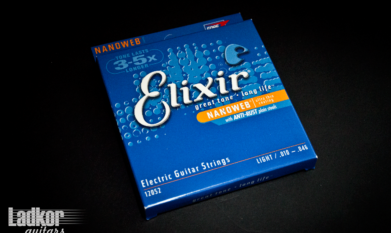 Elixir 12052 Anti-Rust NanoWeb Light 10-46 Strings