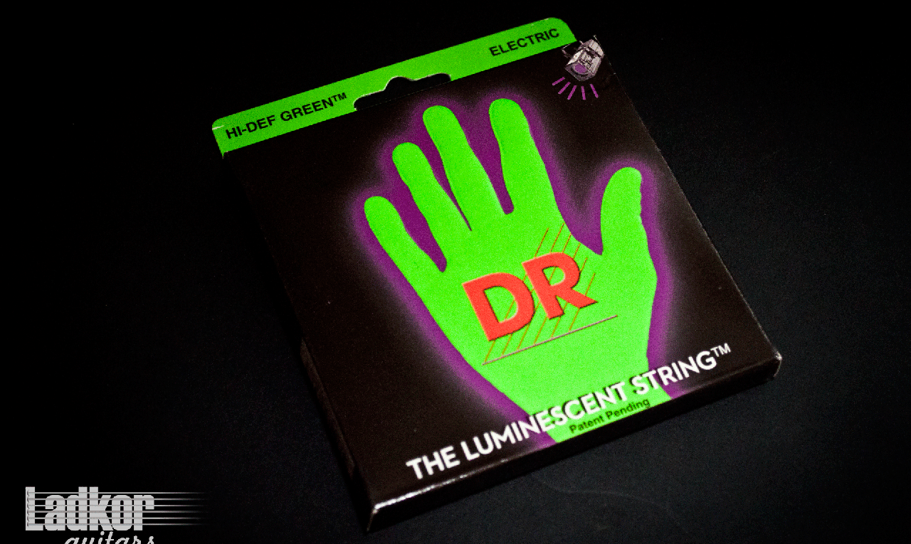 DR NGE-9 Neon Green 9-42 Strings