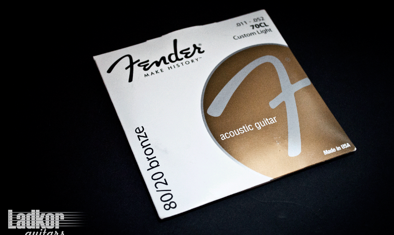 Fender 11-52 Acoustic Strings 70CL Custom Light 80/20 Bronze