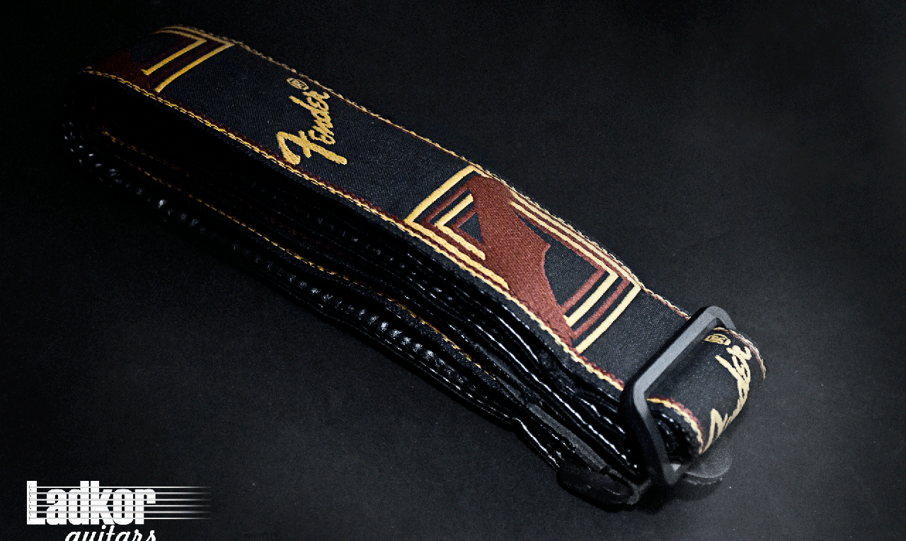 Fender Strap Black Yellow