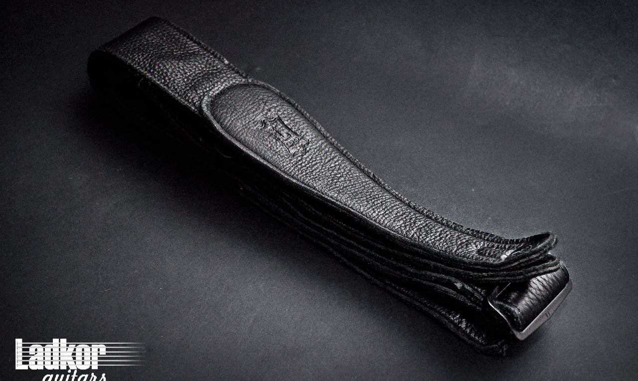 Levy's Deluxe Leather Strap Black