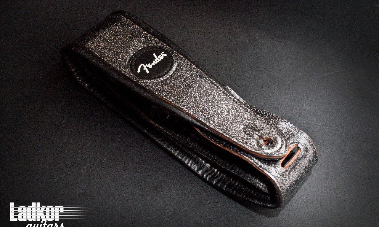 Fender Leather Strap Black
