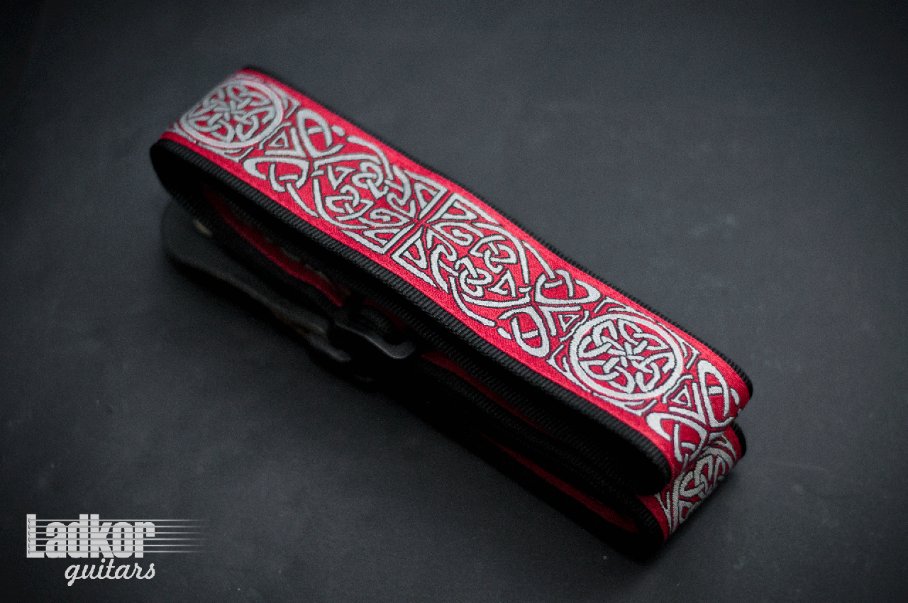Planet Waves Celtic Red Woven Guitar Strap