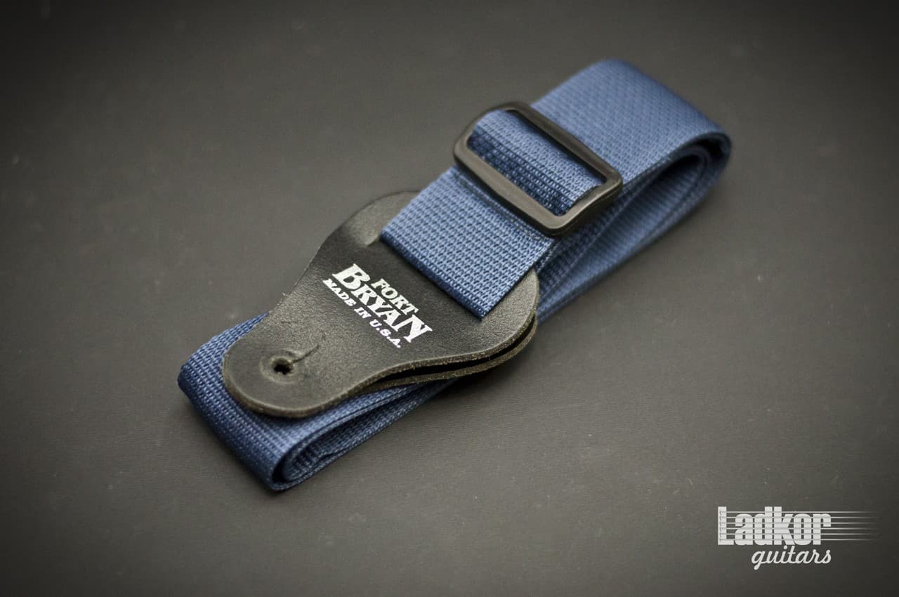 Fort Bryan Made In USA Blue Guitar Strap