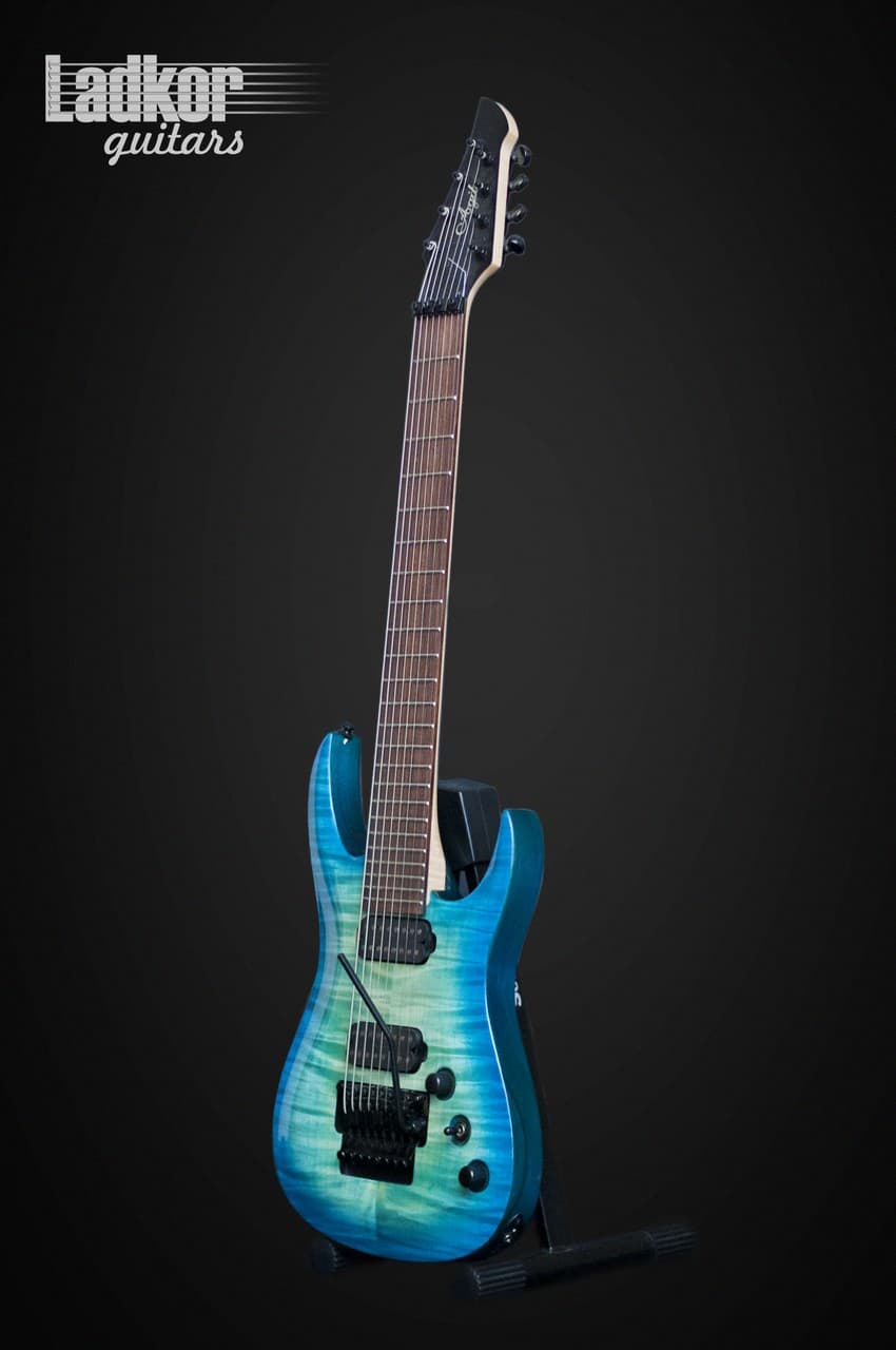 Agile Interceptor 827 Floyd Blue Burst 8 String Guitar