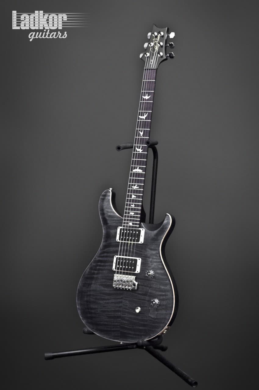 2016 PRS CE24 Grey Black Satin Blackout Custom Color NEW