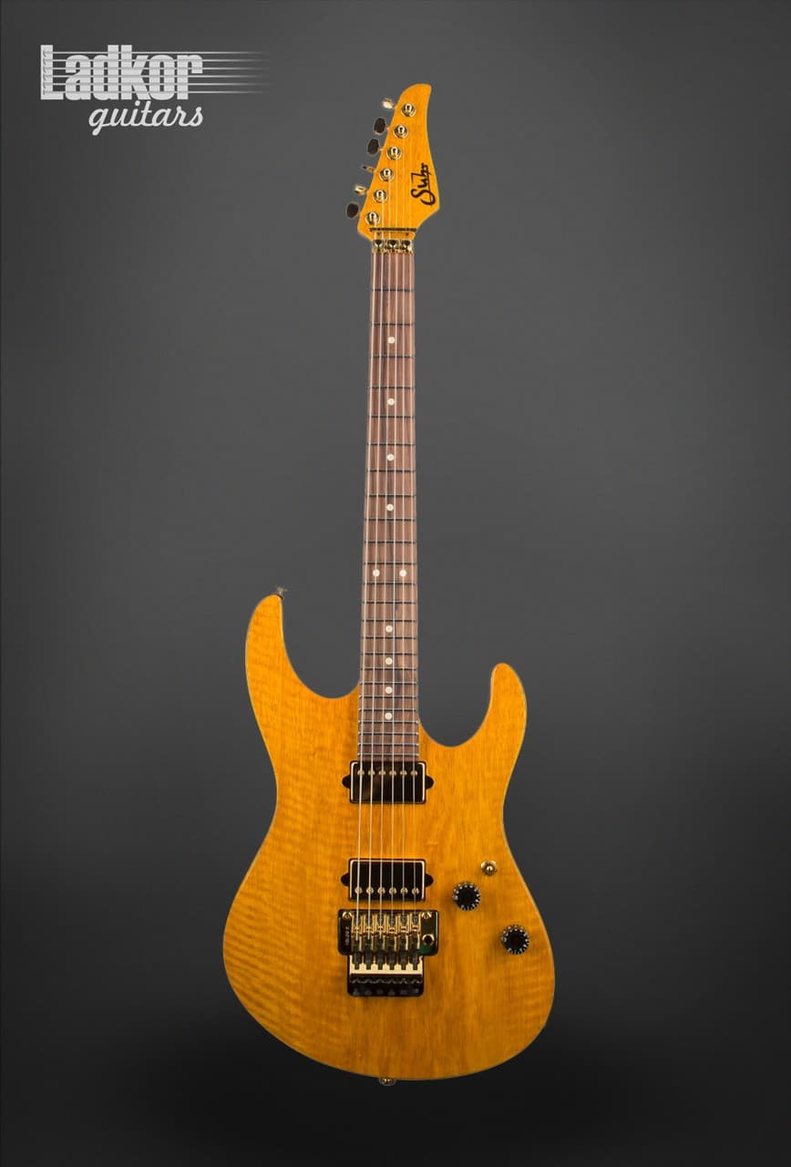 Suhr Modern Set Neck Trans Amber Korina NAMM 2017 NEW