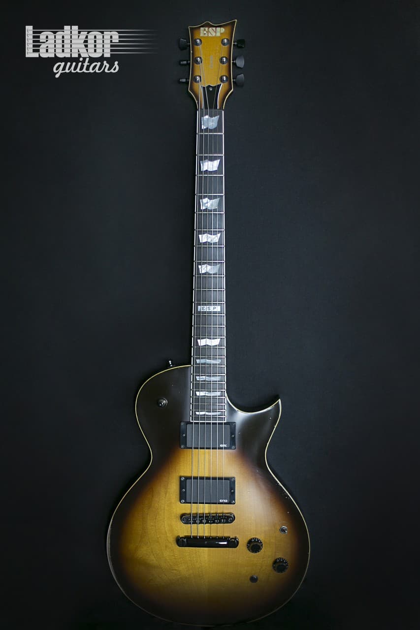 ESP USA Custom Shop Eclipse Two-Tone Burst Distressed