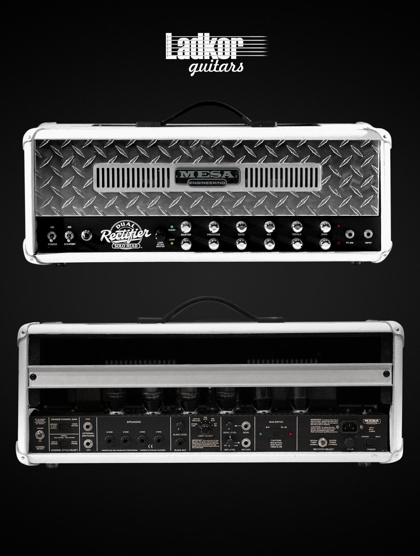 Mesa Boogie Dual Rectifier Head White Bronco Custom Order