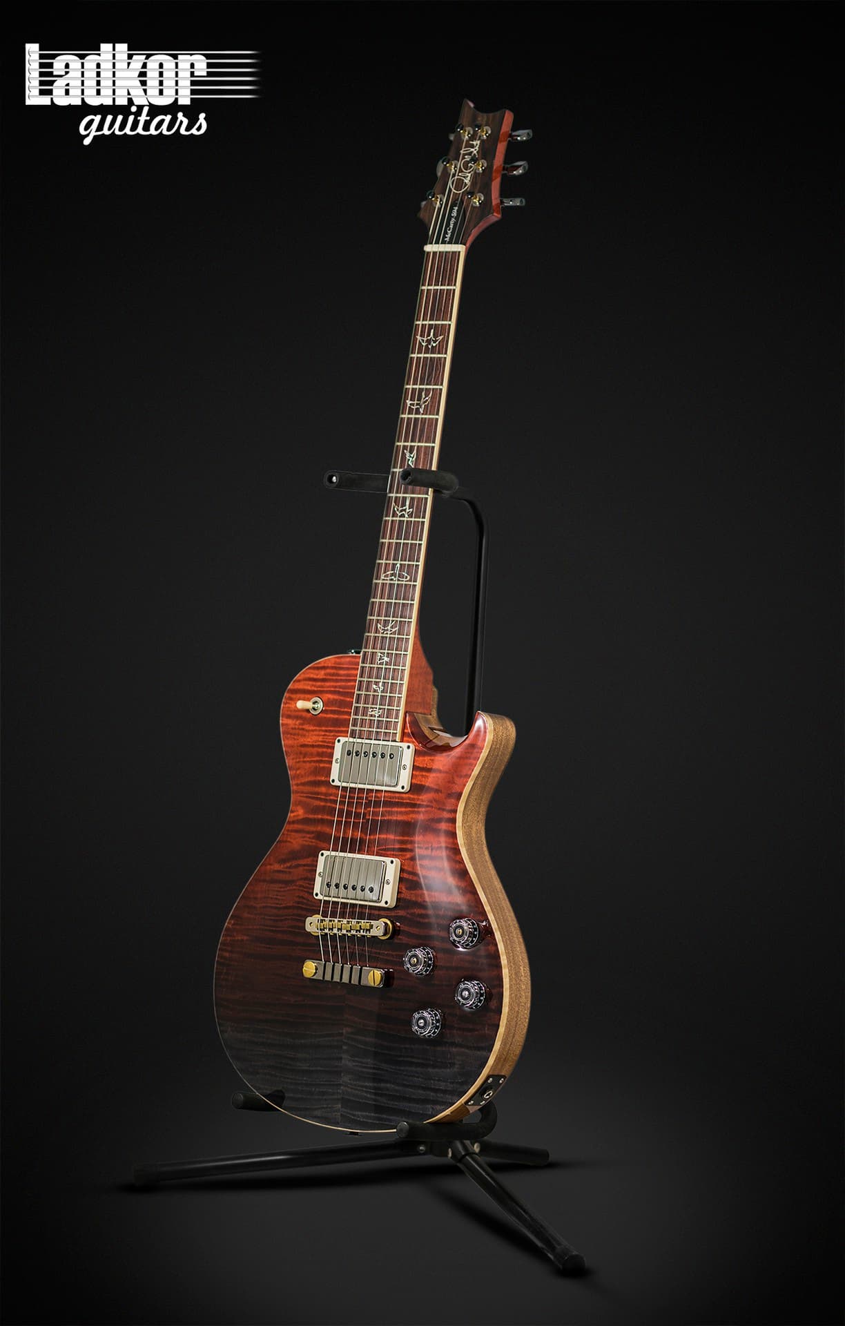 2018 PRS McCarty Singlecut 594 Wood Library Artist Package Fire Red Gray Black Fade Flame Maple Neck Hand Selected Cocobolo NEW