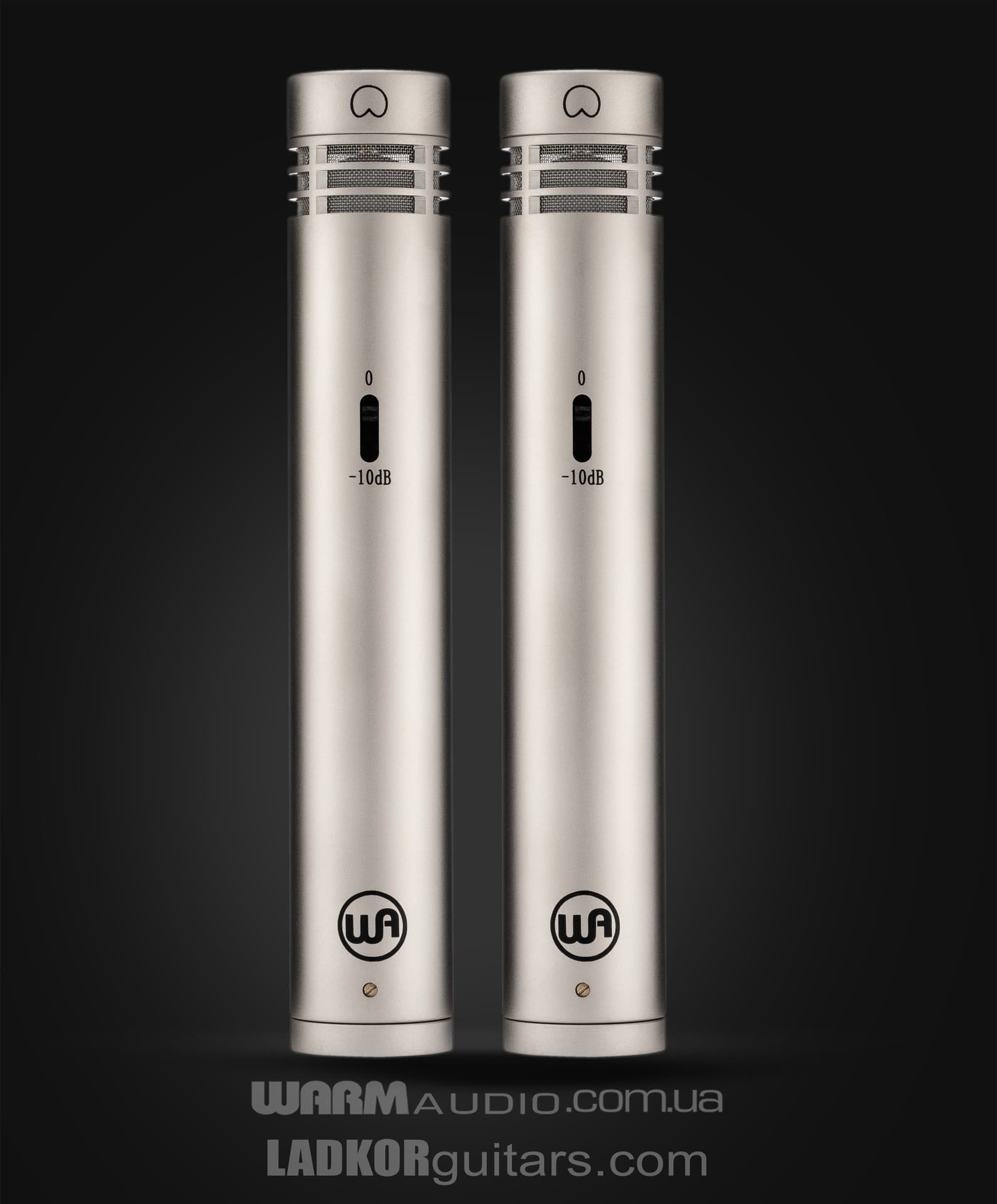 Warm Audio WA-84 Стерео пара. Конденсаторные микрофоны с малой диафрагмой - Nickel