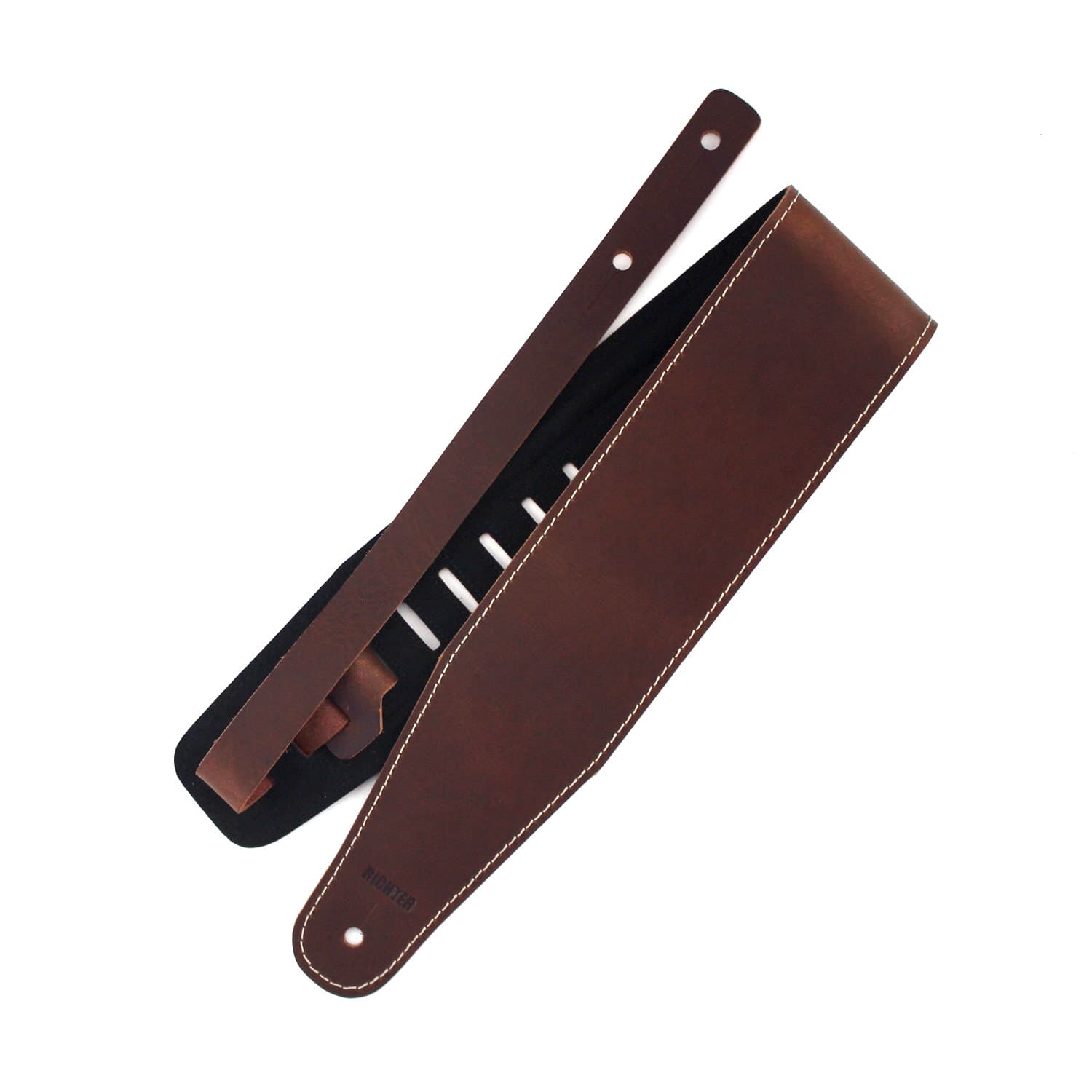 Ремень для бас гитары Richter Bass Strap Beaver's Tail Buffalo Brown 1048