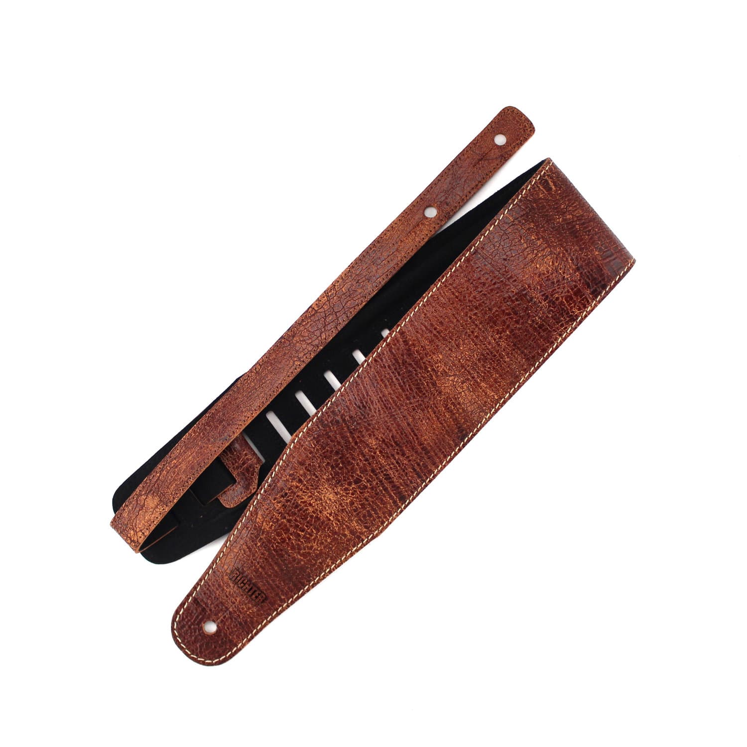 Ремень для бас гитары RichterBass Strap  Beaver's Tail Worn Brown 1058