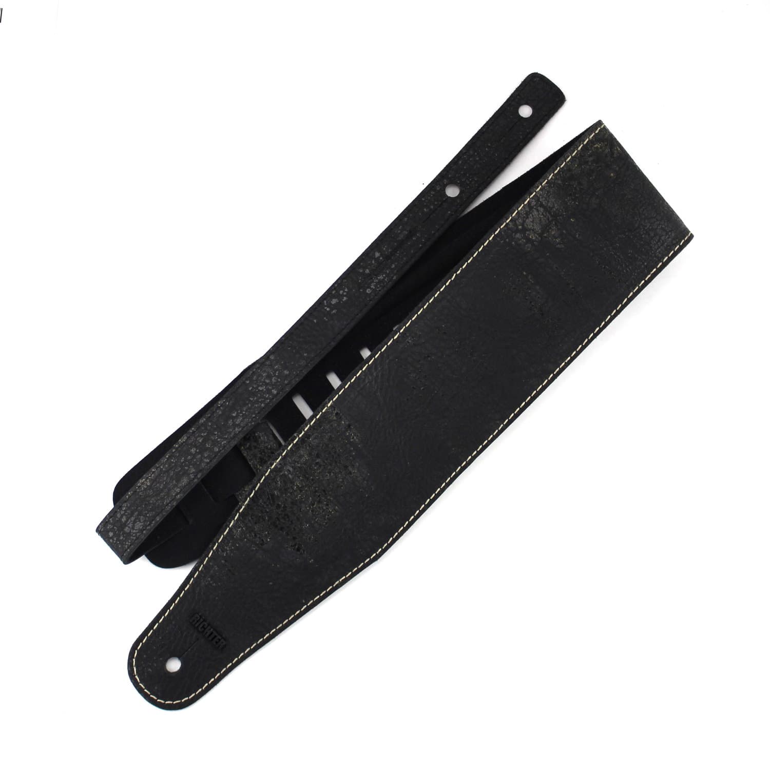 Ремень для бас гитары Richter Bass Strap Beaver's Tail Worn Black 1059