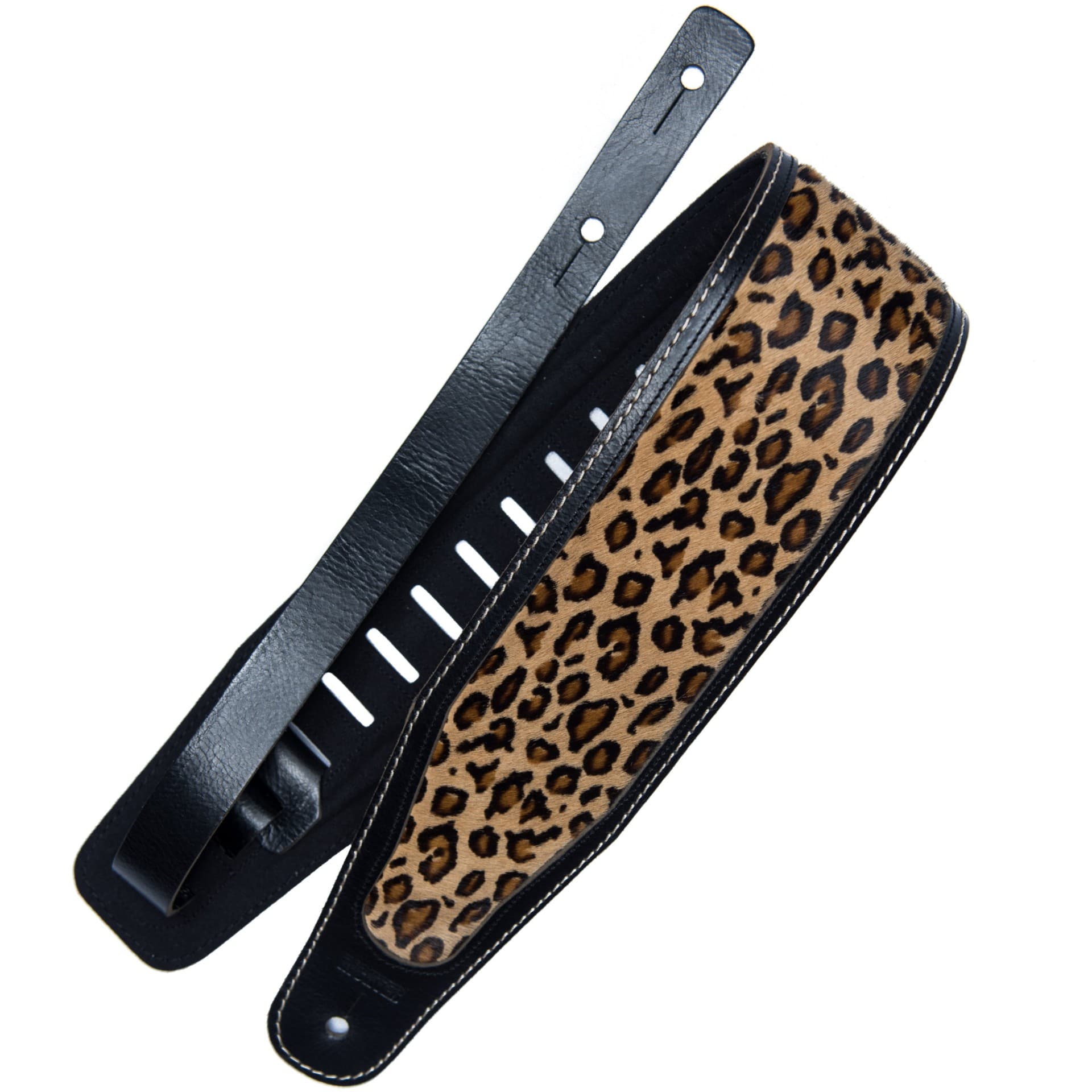 Ремень для бас гитары Richter Bass Strap Beaver's Tail Special Leopard / Black 1577