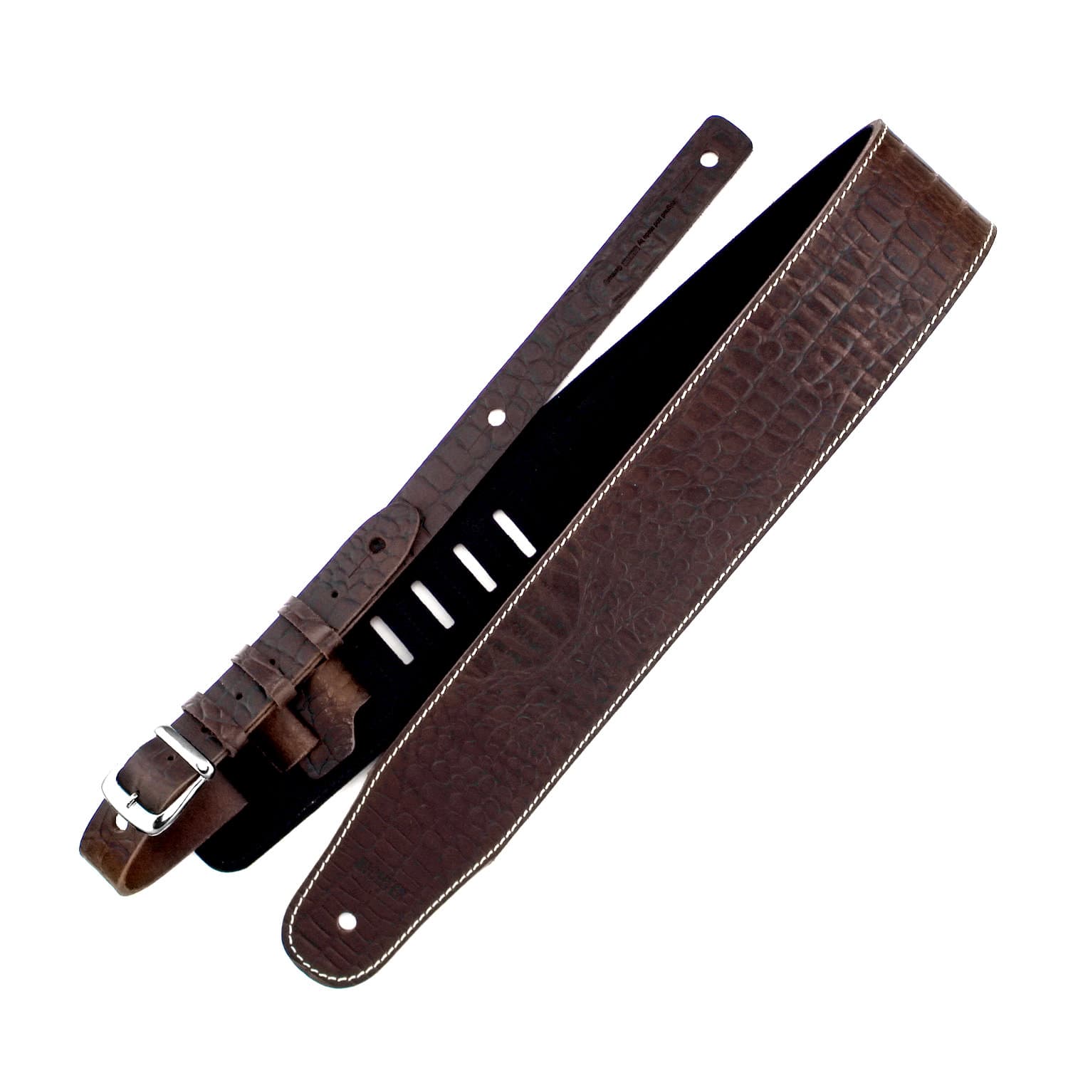 Ремень гитарный Richter GUITAR STRAP LUXURY CAYMAN BROWN 1075