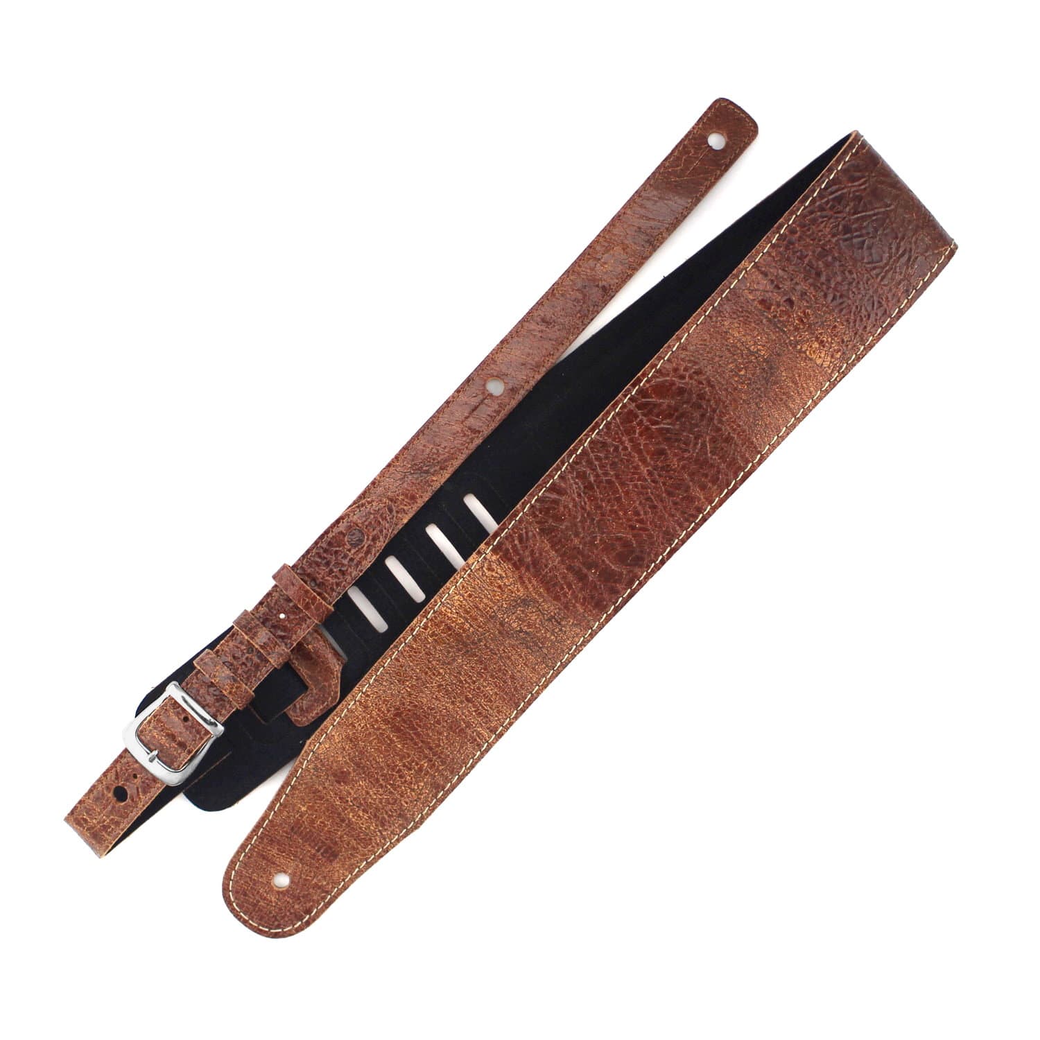 Ремень гитарный Richter GUITAR STRAP LUXURY WORN BROWN 1105