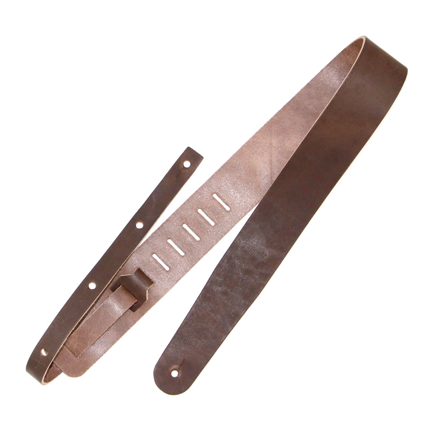 Ремень гитарный Richter GUITAR STRAP RAW II PUNCH USED BROWN 1136