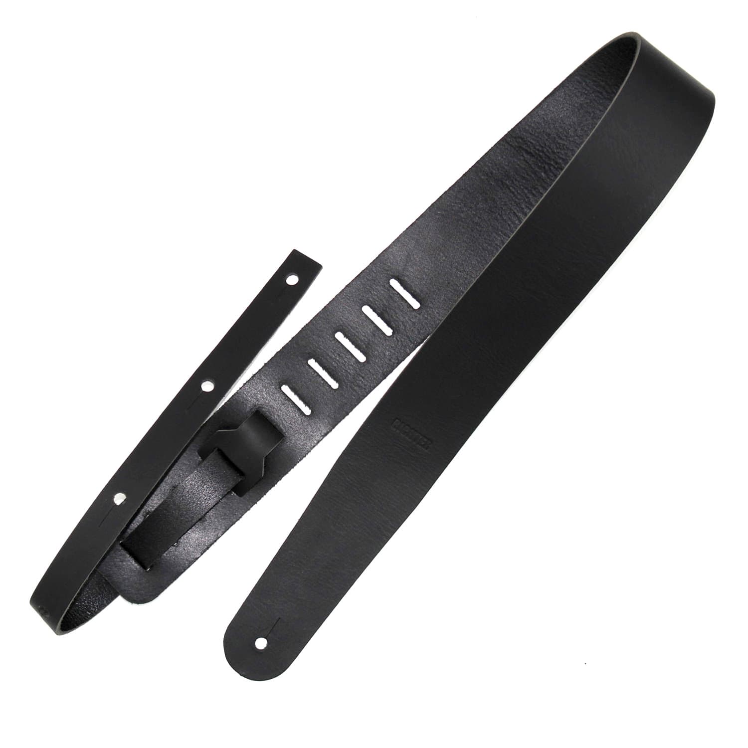 Ремень гитарный Richter GUITAR STRAP RAW II PUNCH BLACK 1152