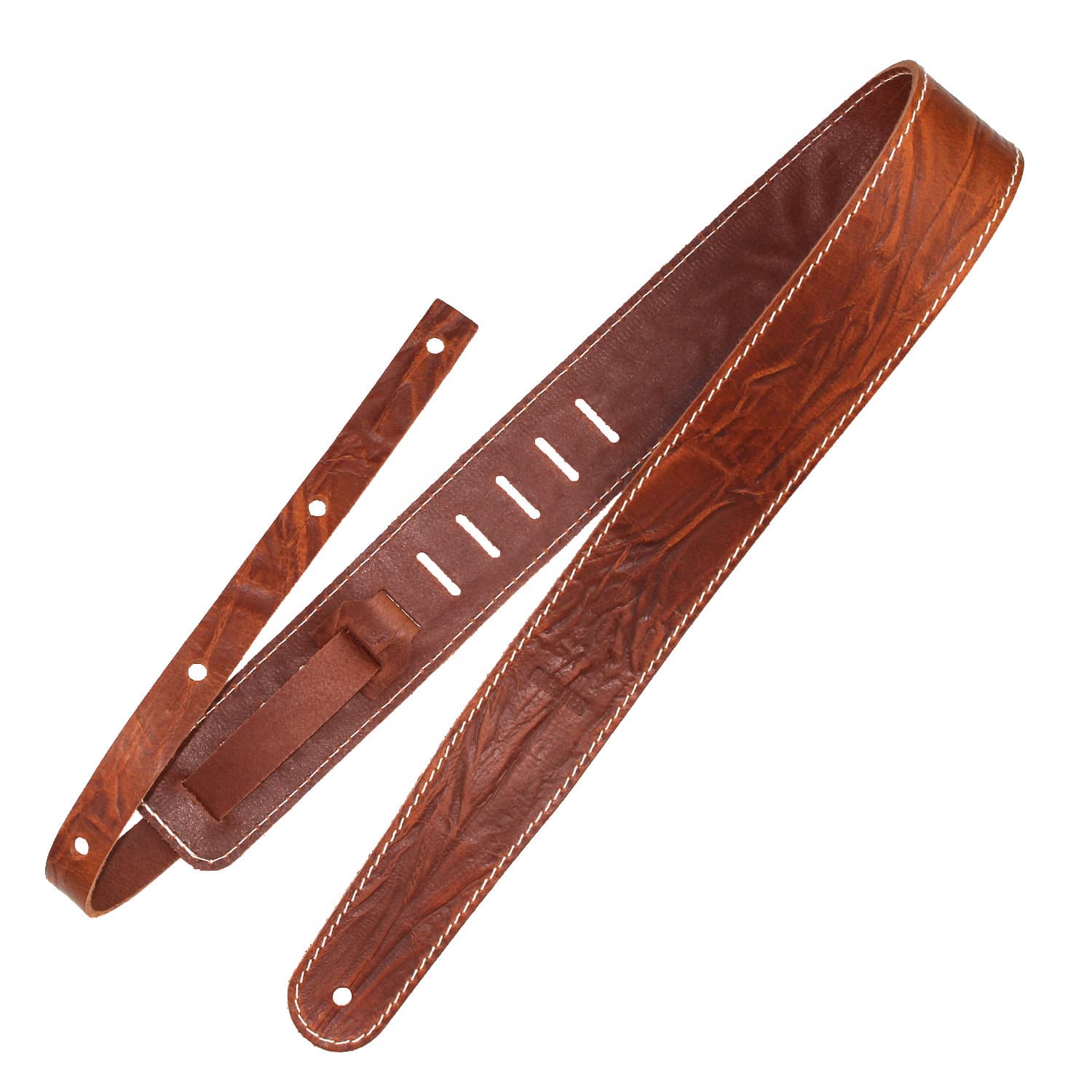 Ремень гитарный Richter GUITAR STRAP RAW II CONTOUR WRINKLE TAN 1516