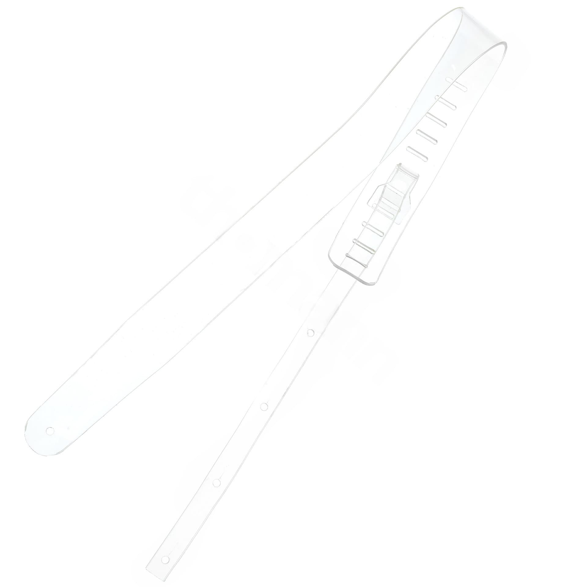 Ремень гитарный Richter GUITAR STRAP  RAW II SEE-THROUGH TRANSPARENT 1562