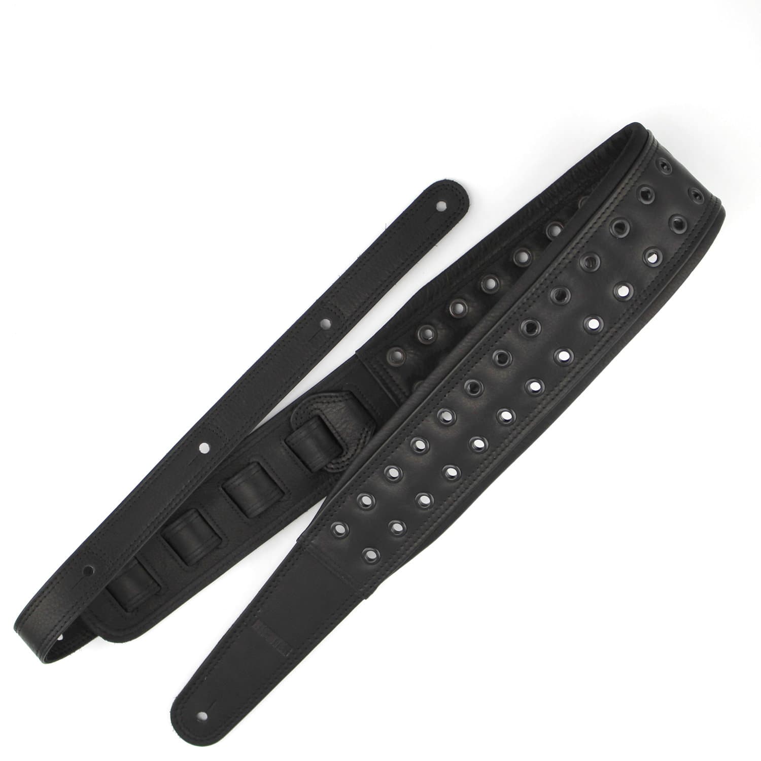 Ремень гитарный Richter GUITAR STRAP SPRINGBREAK I  BLACK / GROMMETS 1485