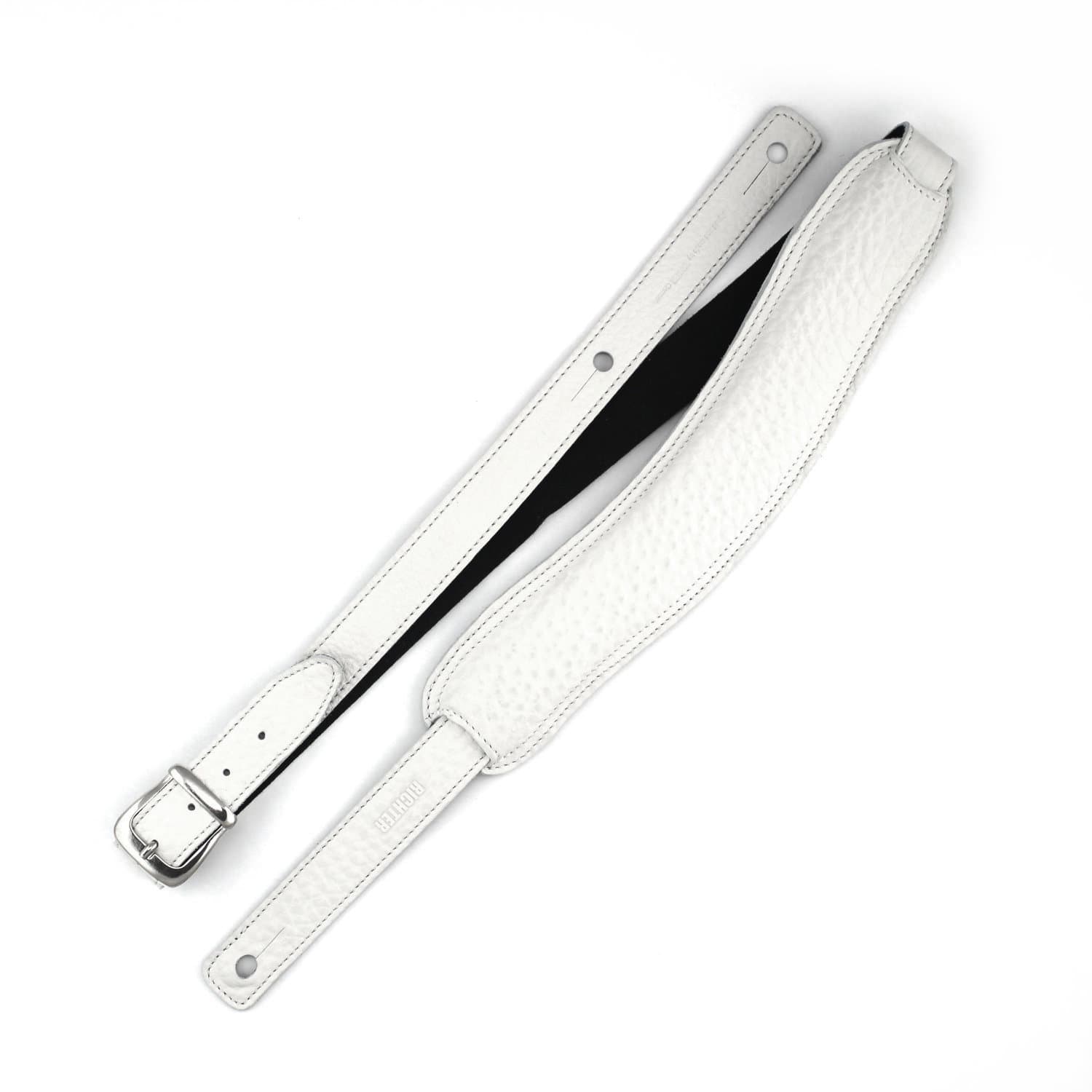 Ремень гитарный Richter GUITAR STRAP  SLIM DELUXE  BELUGA WHITE 1018