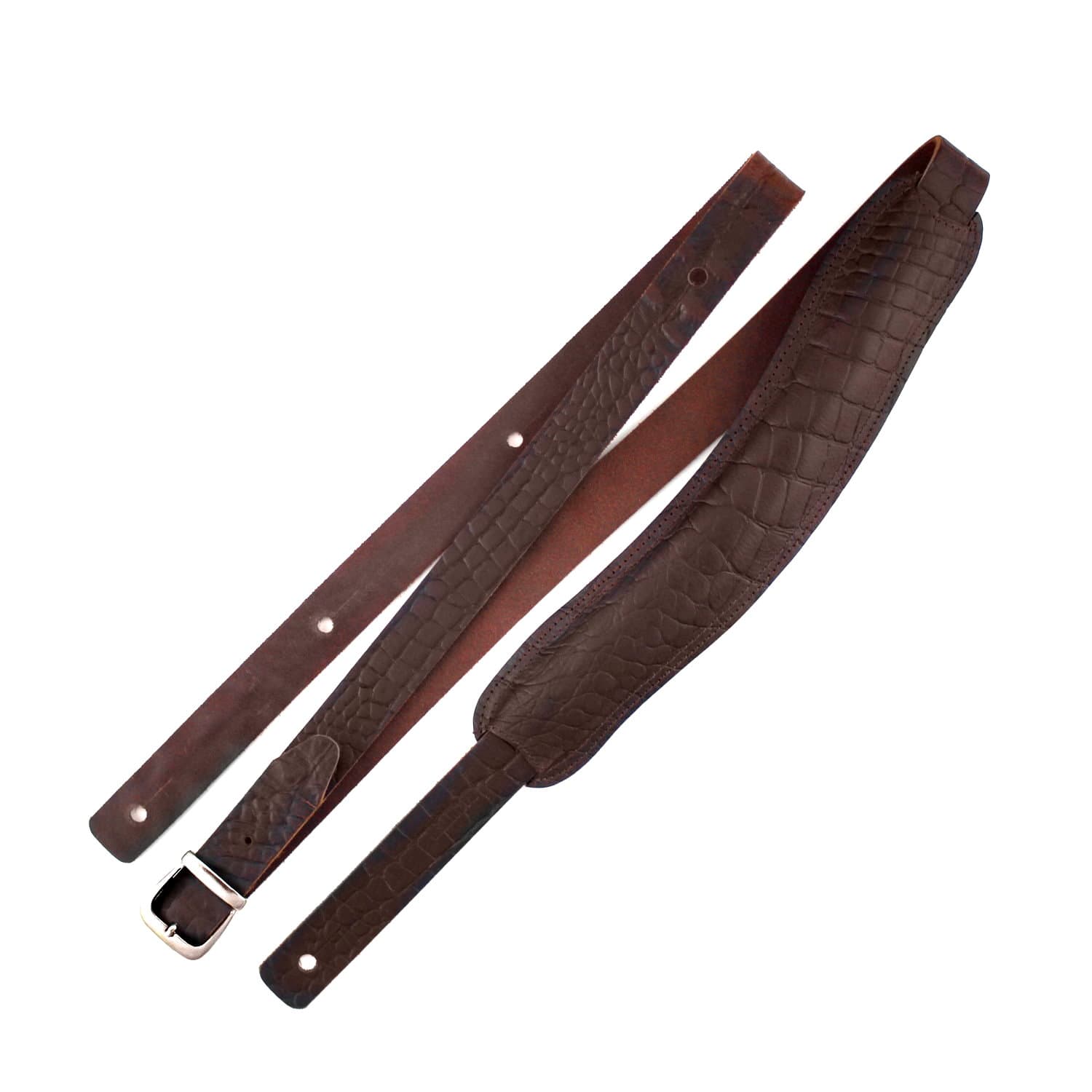 Ремень гитарный Richter GUITAR STRAP SLIM DELUXE XL CAYMAN BROWN 1033