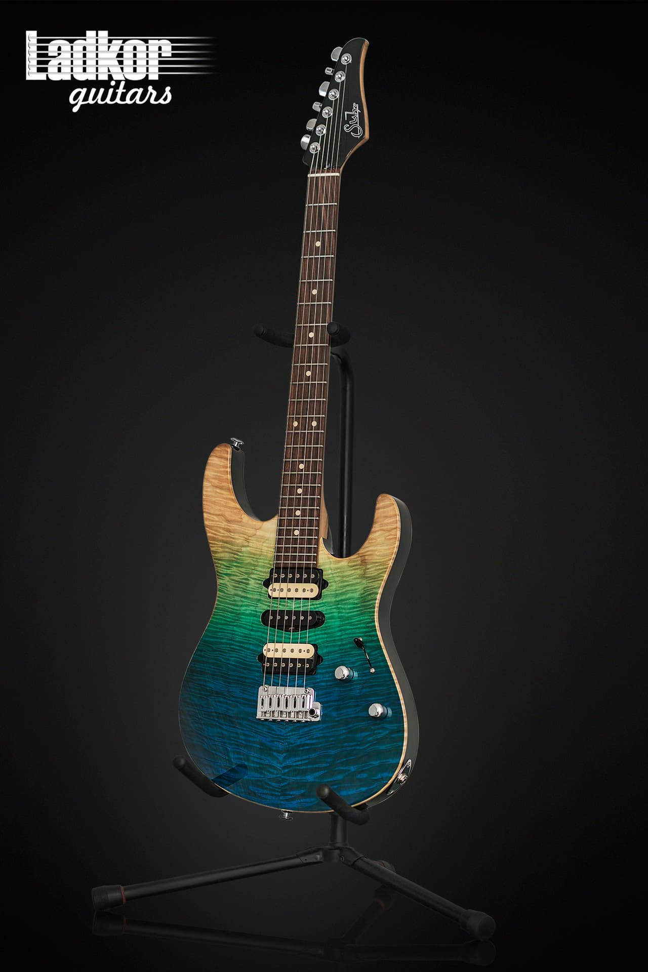 Suhr Modern Plus Custom Aqua Blue Gradient