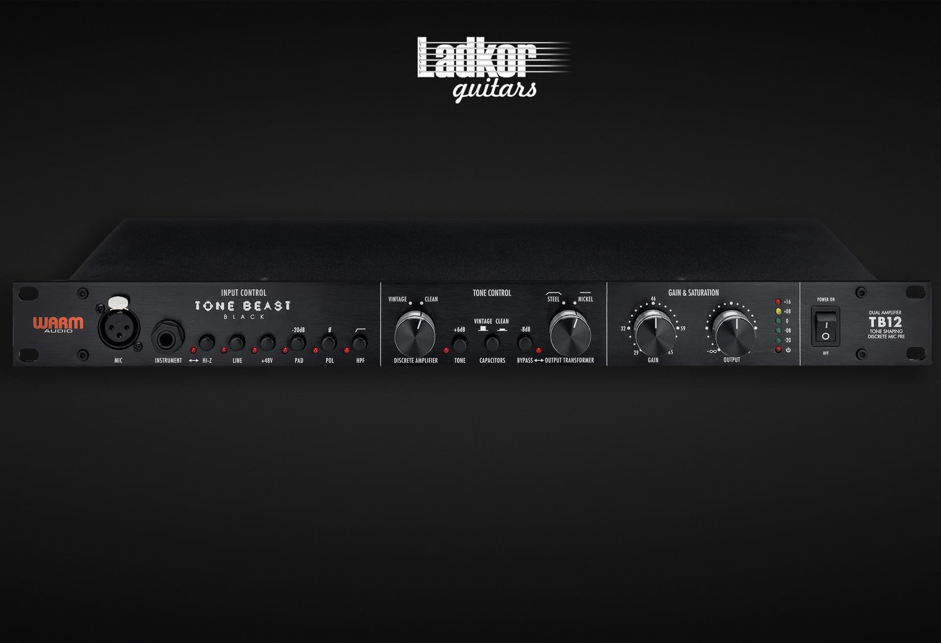 Warm Audio TB12 TONE BEAST BLACK Preamp