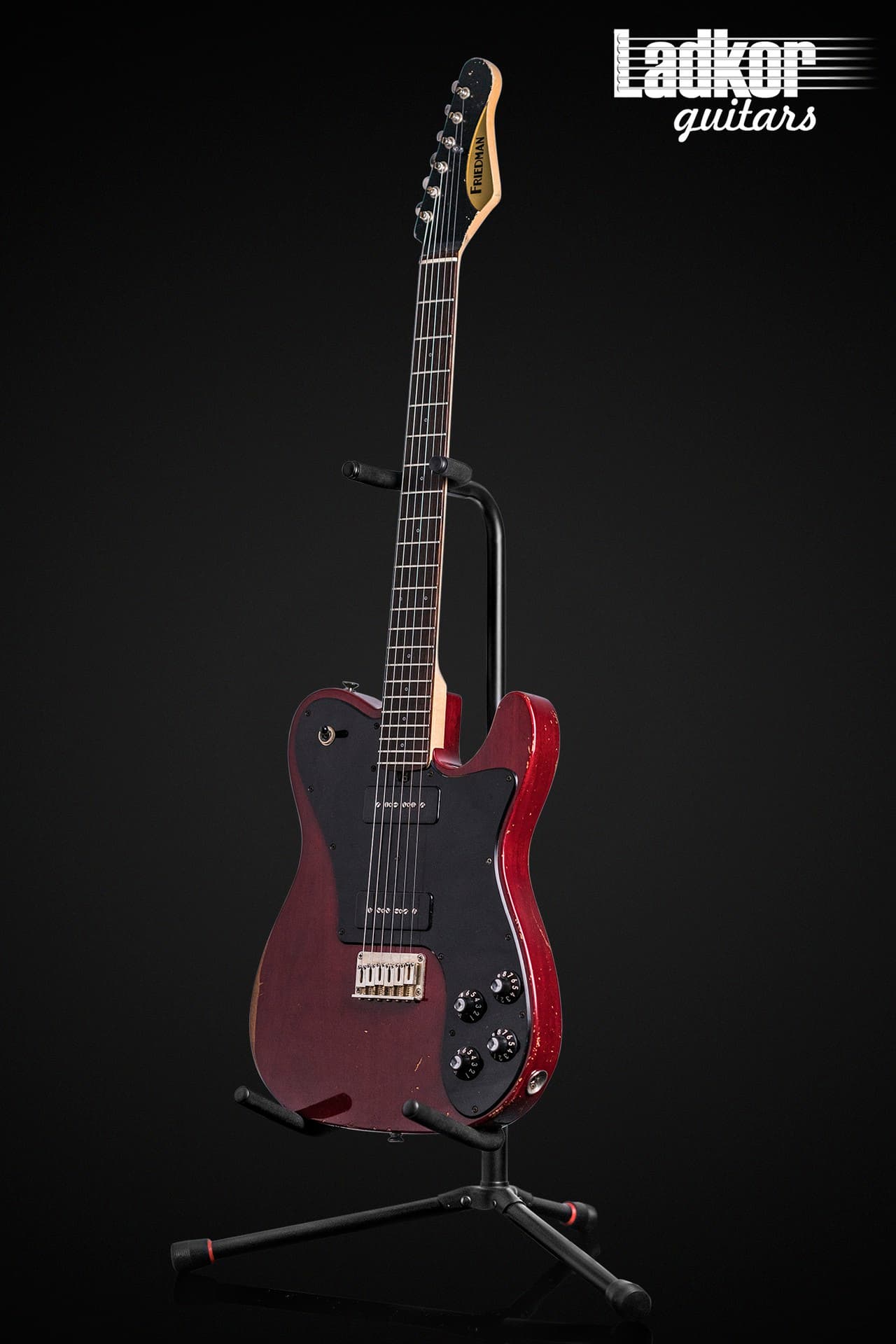 2018 Friedman USA Custom Shop Vintage Telecaster T MRTS90 Trans Red Aged P90