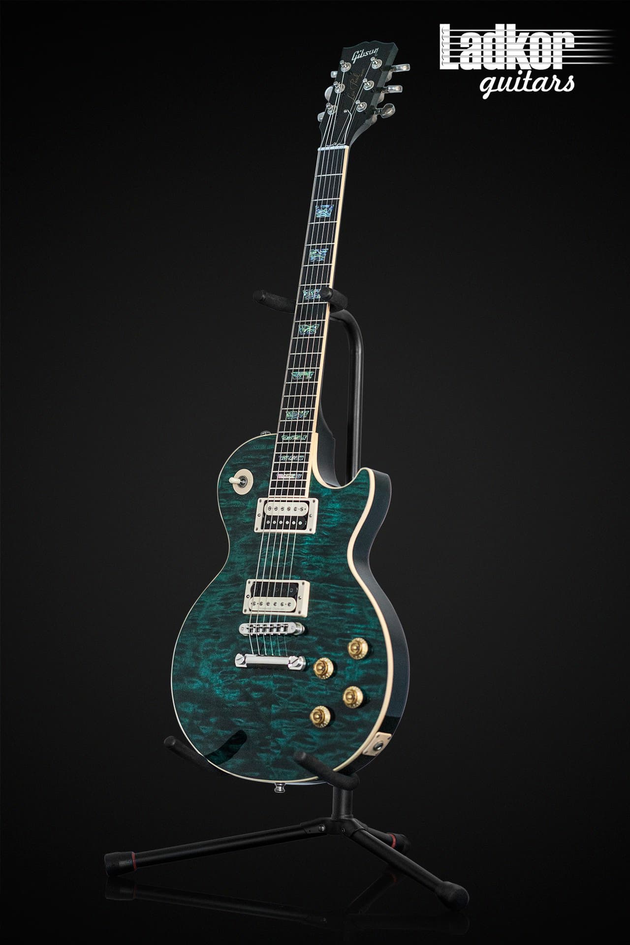 2000 Gibson Custom Shop Les Paul Elegant Peacock Quilt Top