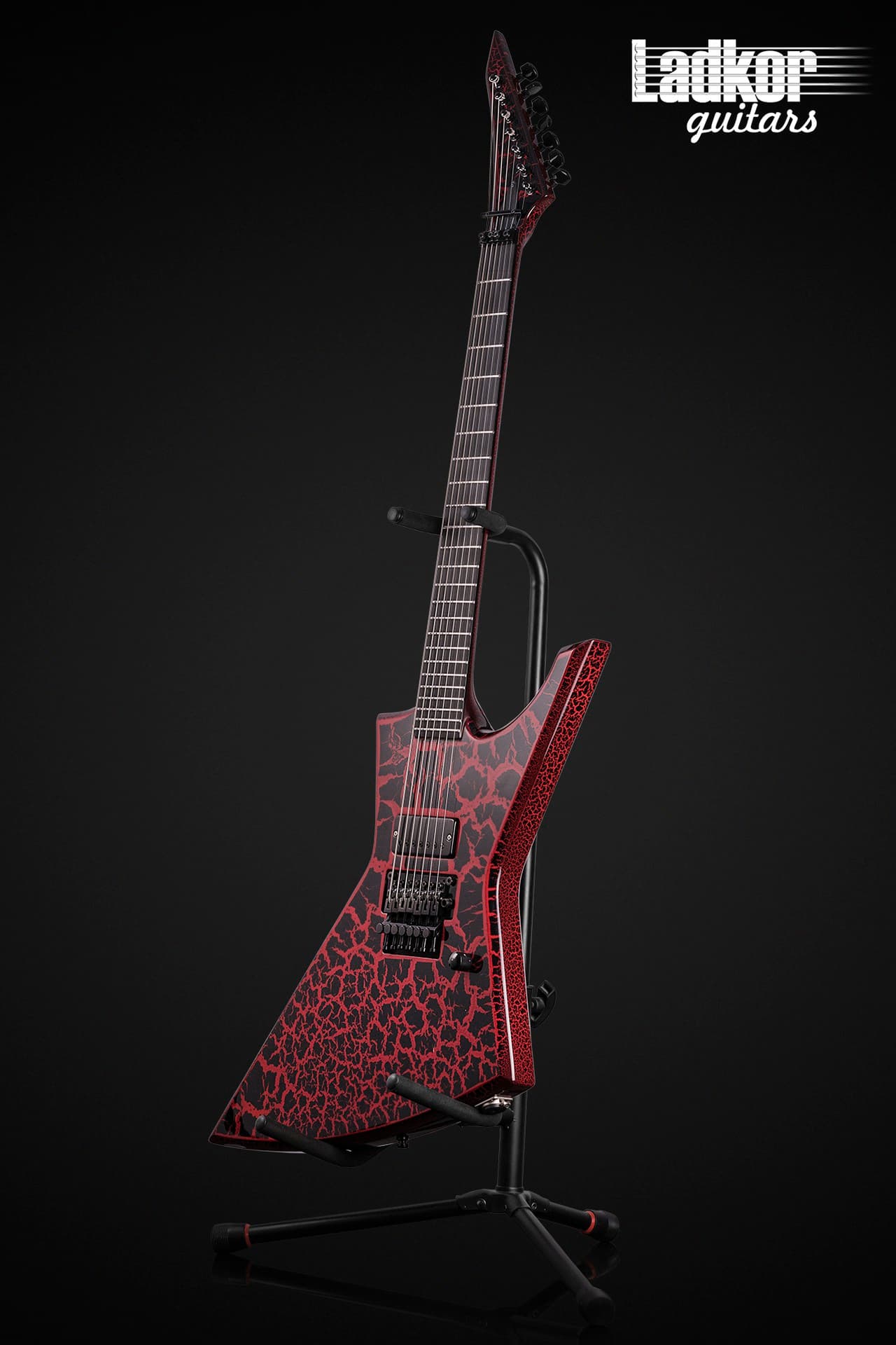 2019 Grossman Explorer 7 Red Crackle MusikMesse Boutique Guitar RARE Handbuilt Nokturnal Mortum Owned