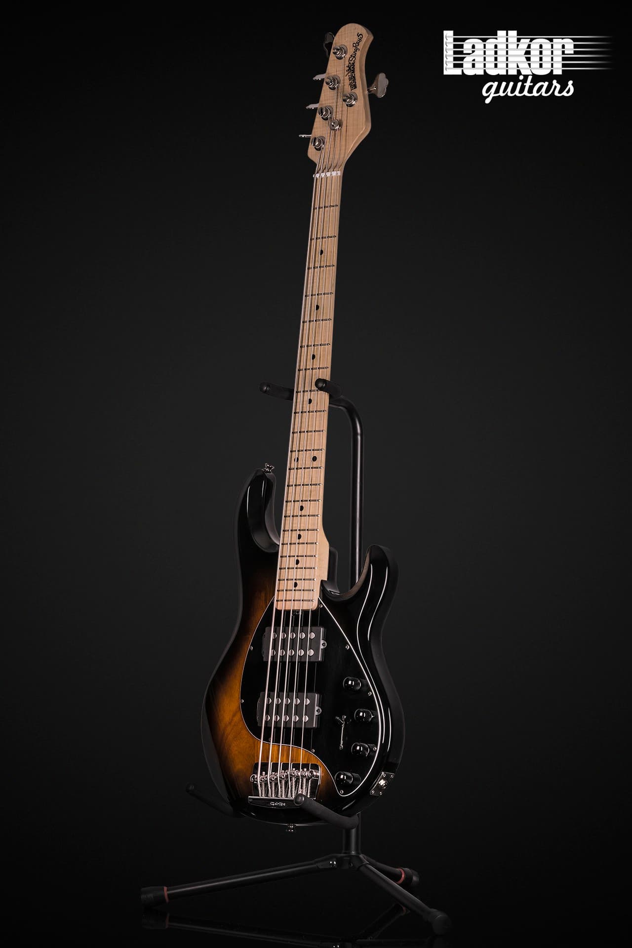 2014 Ernie Ball Music Man StingRay 5 HH Vintage Tobacco Burst V String Bass