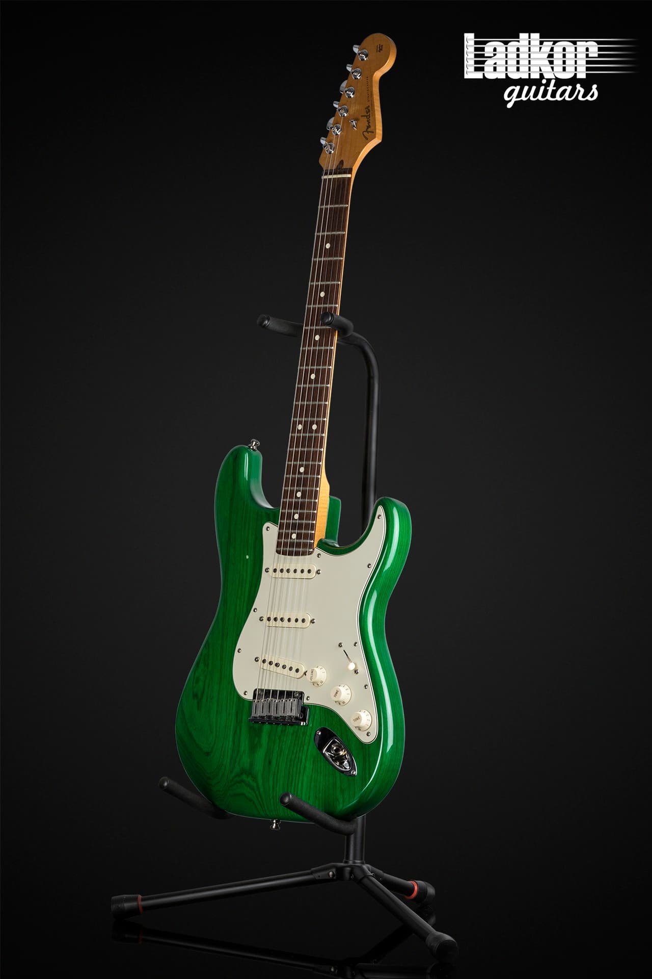2000 Fender American Deluxe Stratocaster Emerald Green Transparent Special Edition 1 Of 200