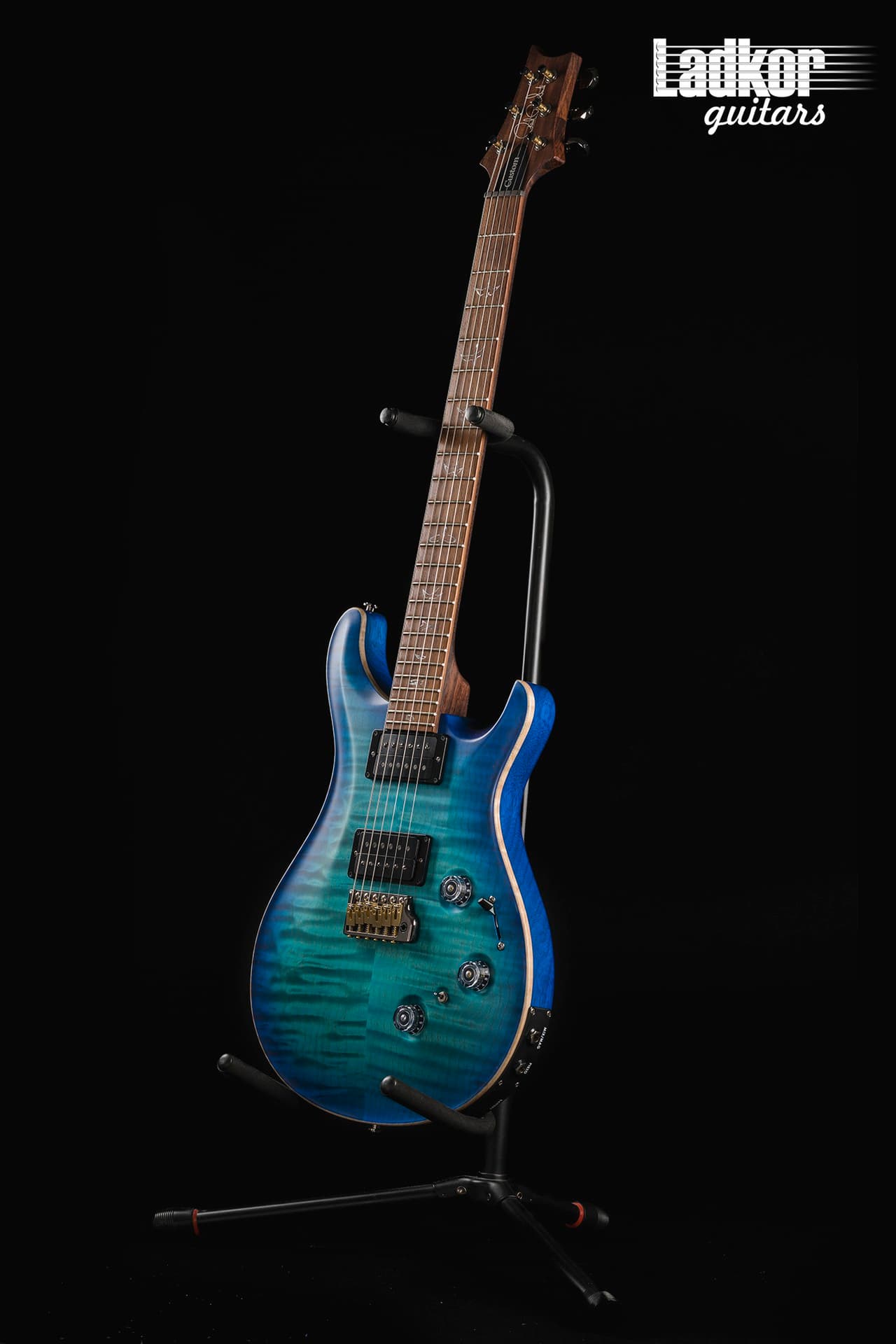 2021 PRS Custom 24 Piezo Wood Library LadkorGuitars 10th Anniversary Quilt Satin Makena Blue Honduran Rosewood Neck Hand Selected Korina NEW