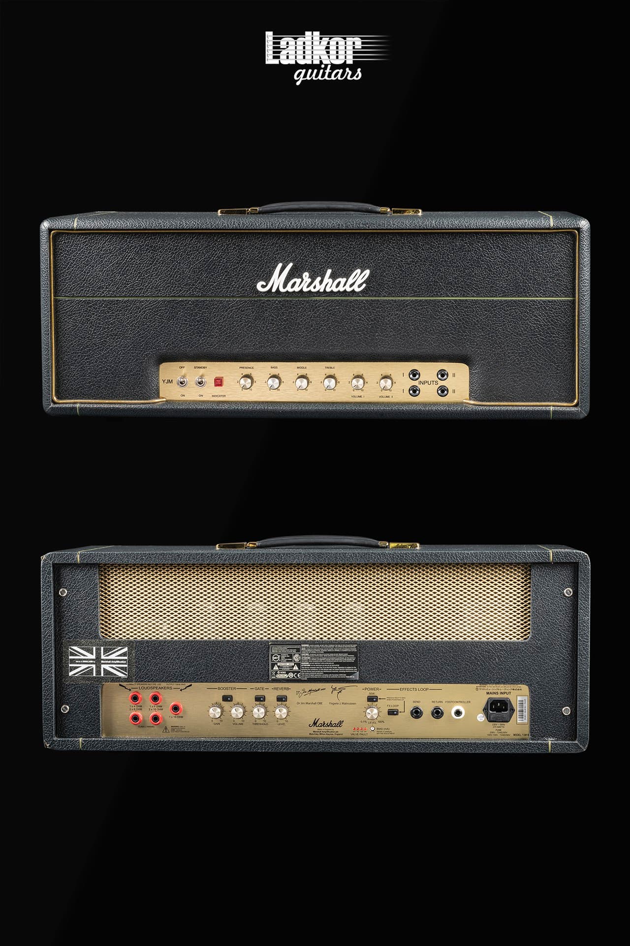 Marshall YJM100 Yngwie Malmsteen Signature 2-Channel 100-Watt Guitar Amp Head
