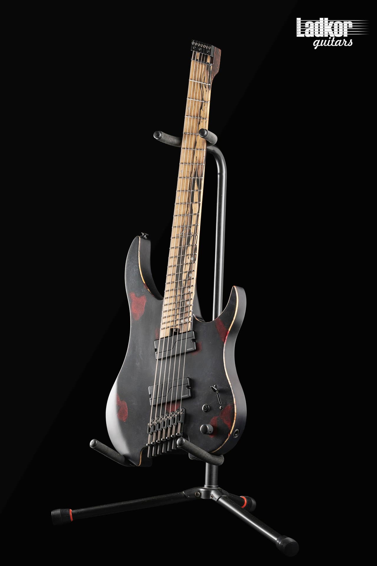 Legator G7FX Black Widow Ghost Headless Fanned Fret Multi Scale 7 String X Series NEW
