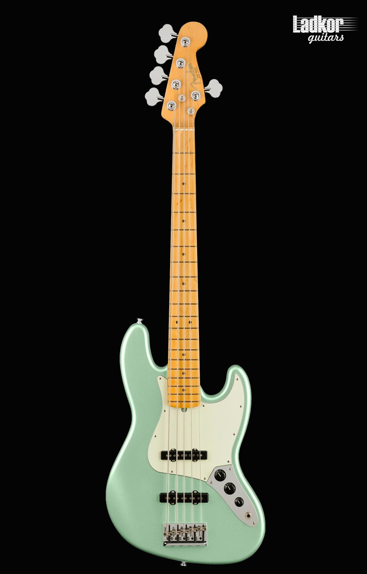 Fender American Professional II Jazz Bass V Mystic Surf Green 5 String NEW