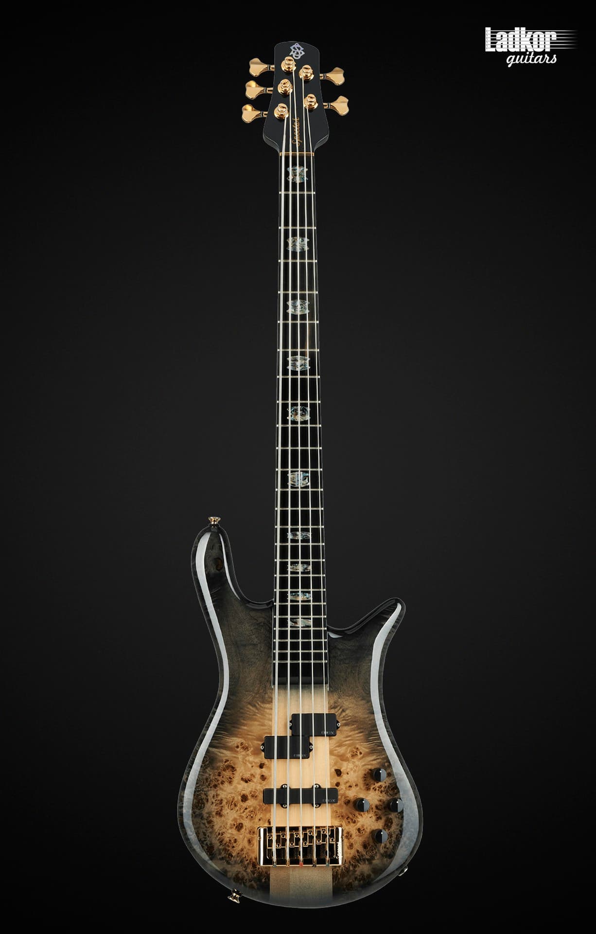 Spector Euro 5 CST Natural Black Burst Gloss 5 String Bass NEW