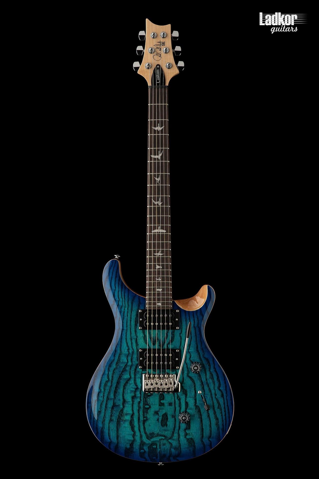 PRS SE Custom 24 Burled Ash Lake Blue Limited Edition 1 Of 1000 NEW