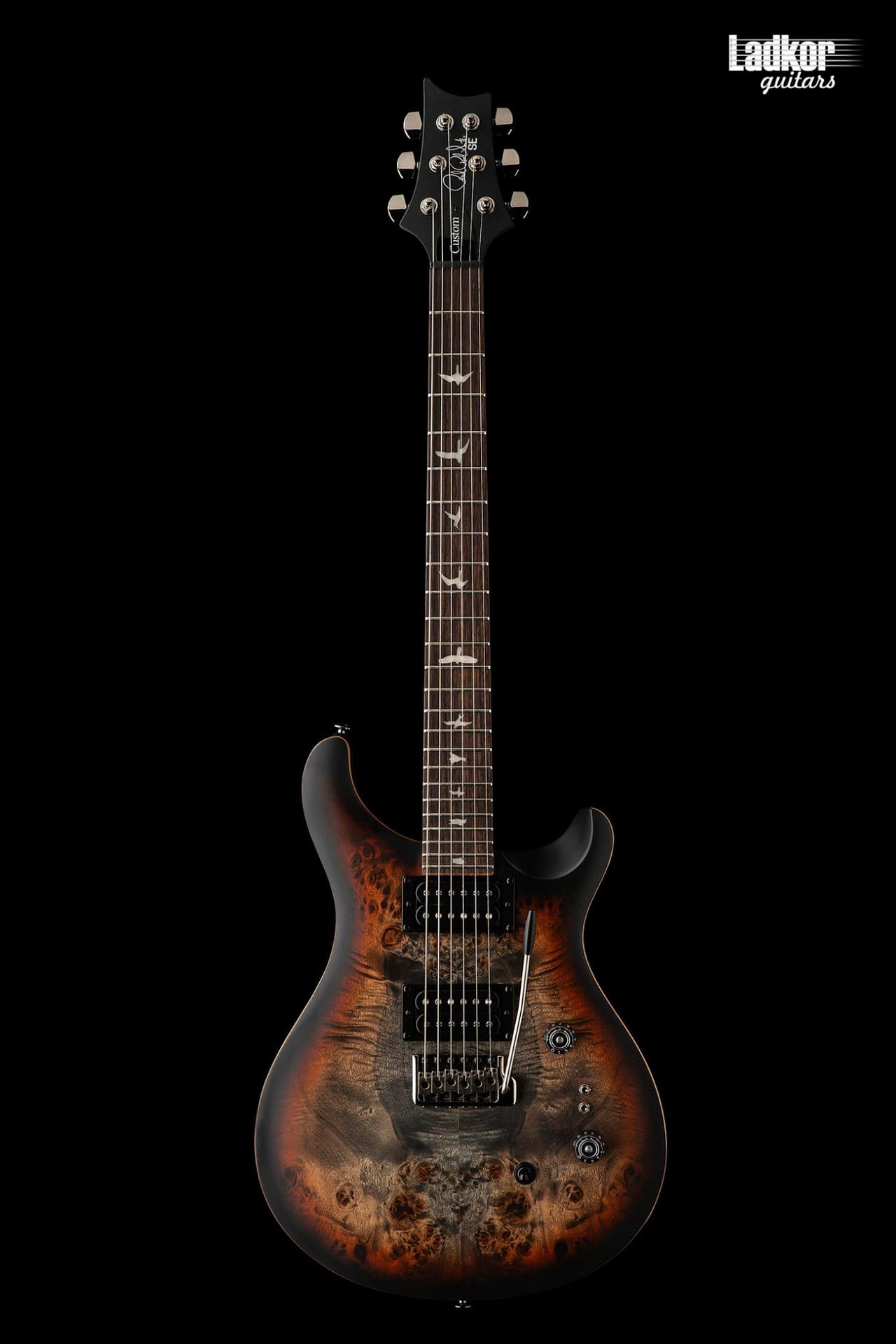 PRS SE Custom 24-08 Poplar Burl Charcoal Cherry Midnight Burst Limited Edition 1 Of 2500 NEW