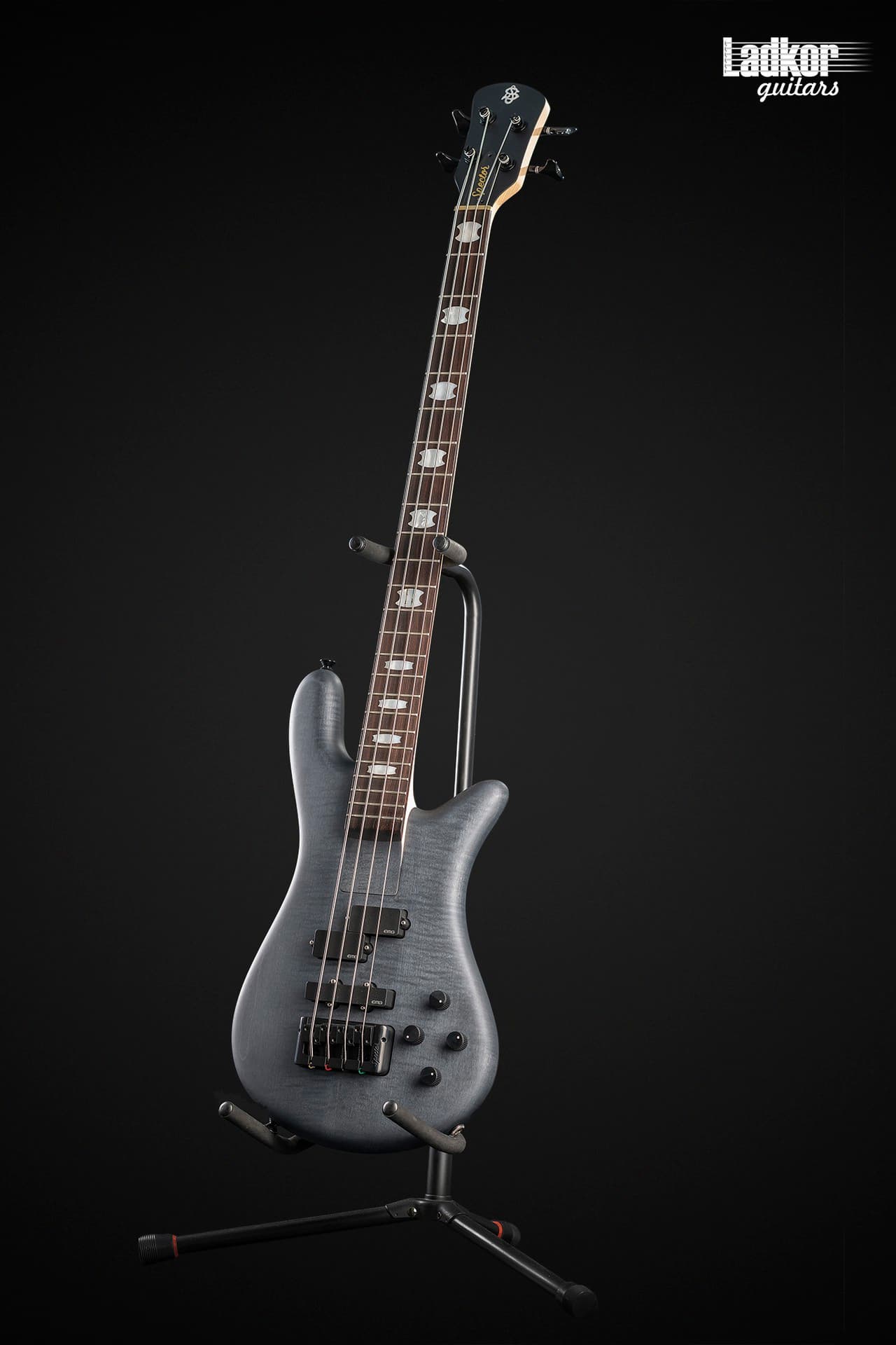 Spector Euro 4 LX Bolt-On Transparent Black Satin Matte 4 String Bass NEW