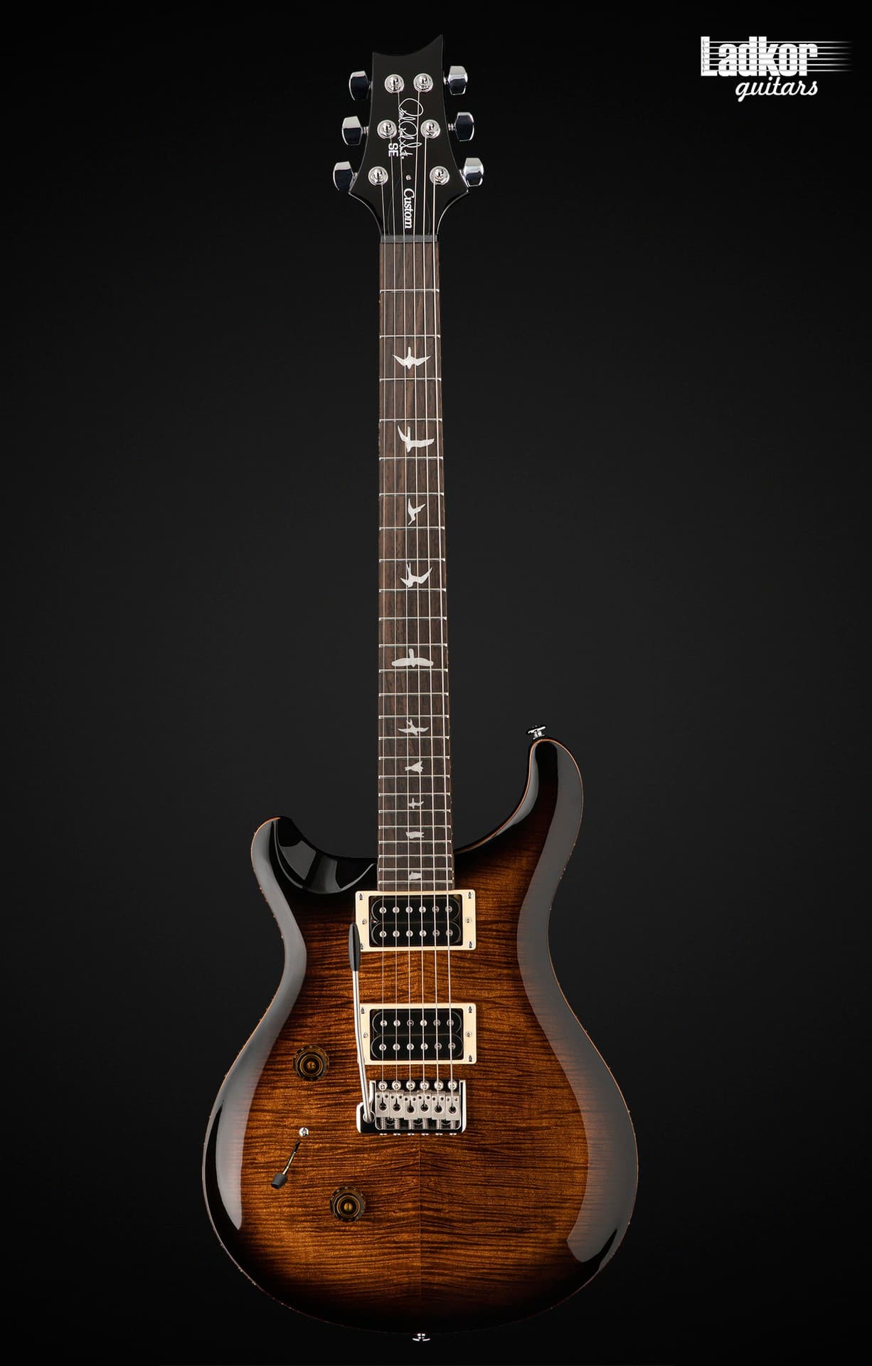 PRS SE Custom 24 Lefty Black Gold Burst