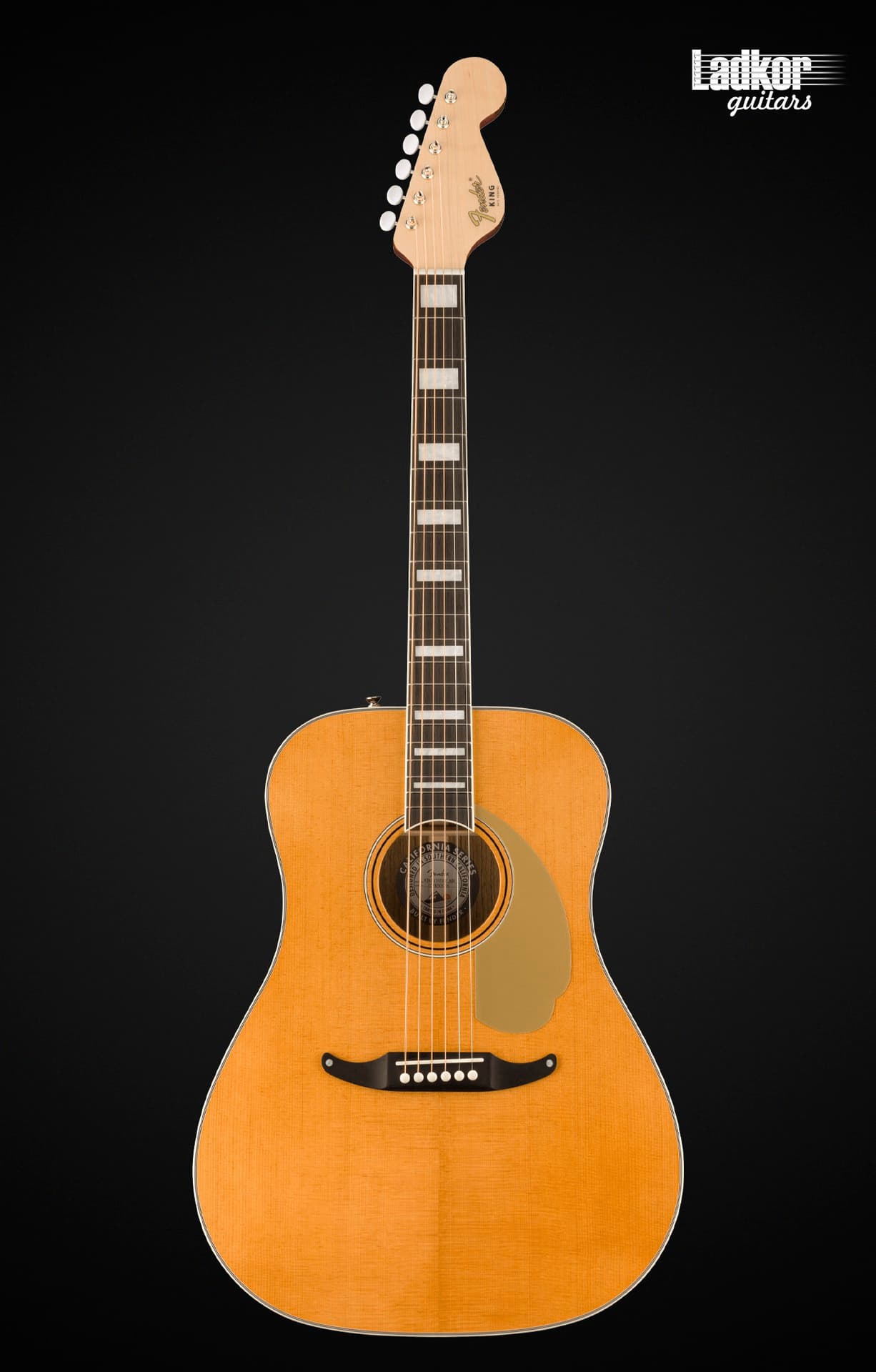Fender California Vintage King Aged Natural Acoustic Electric Guitar
