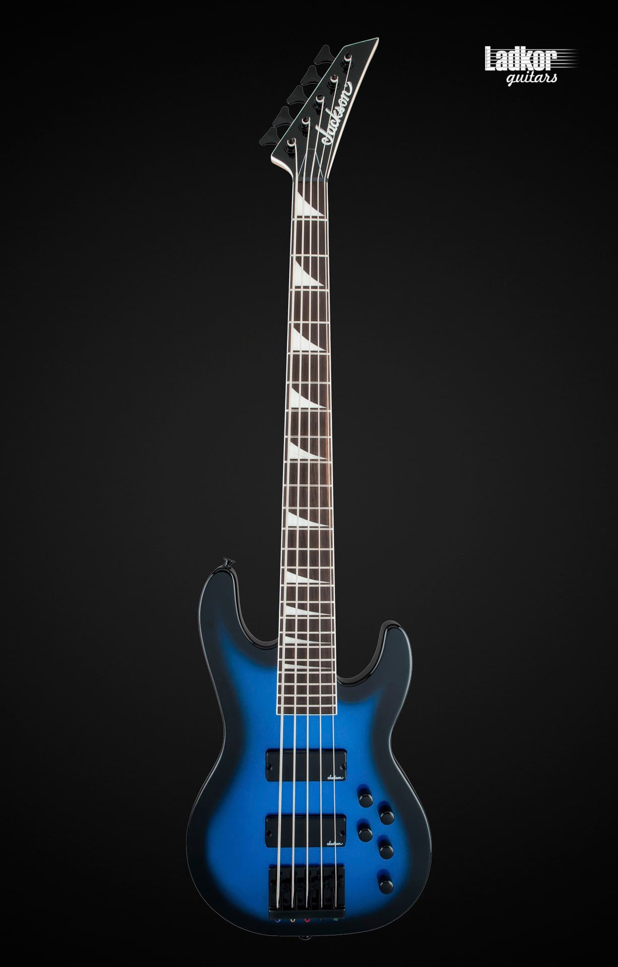 Jackson JS Series Concert Bass JS3V Metallic Blue Burst