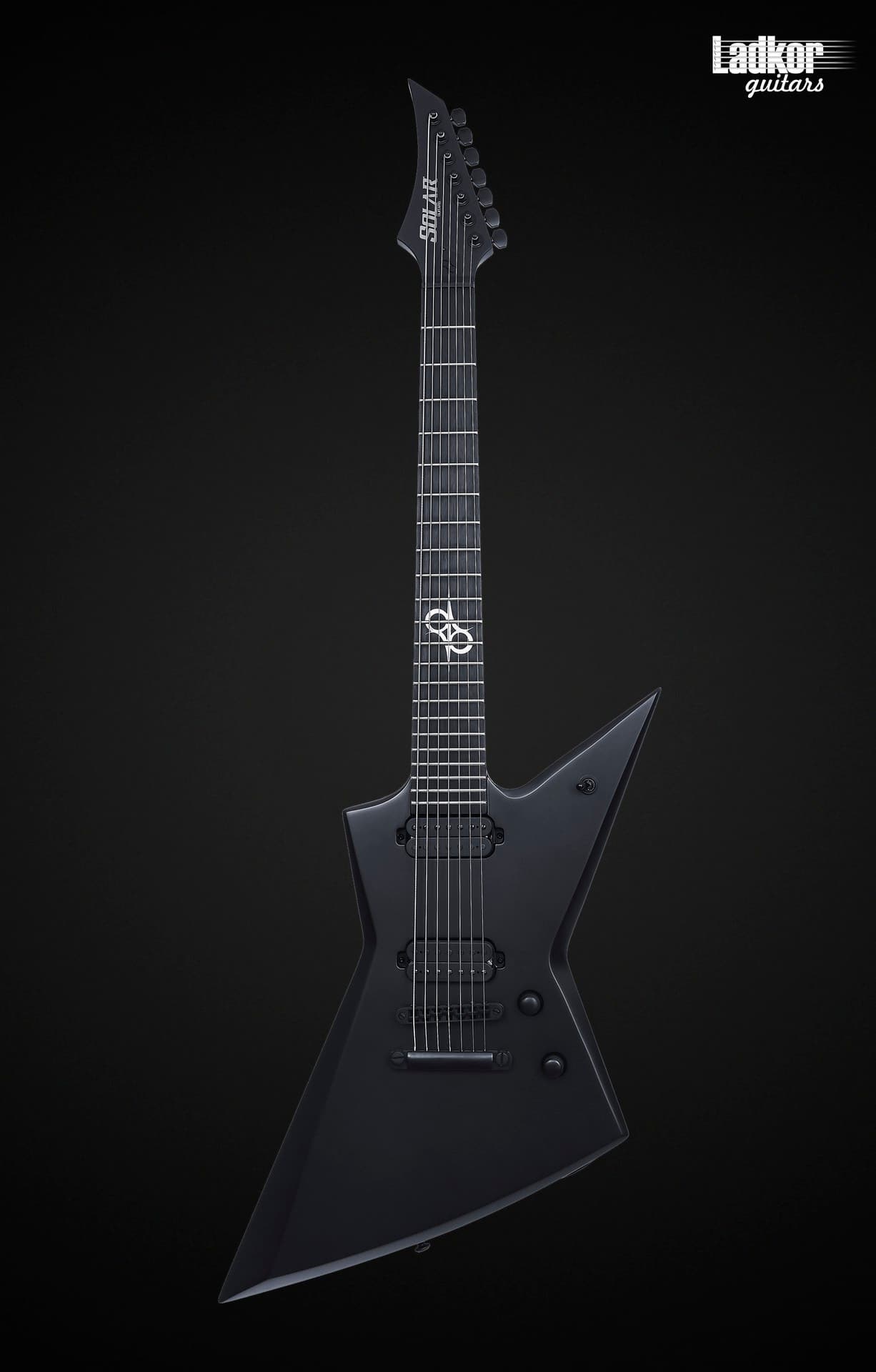 Solar E2.7C Carbon Black Matte 7 String