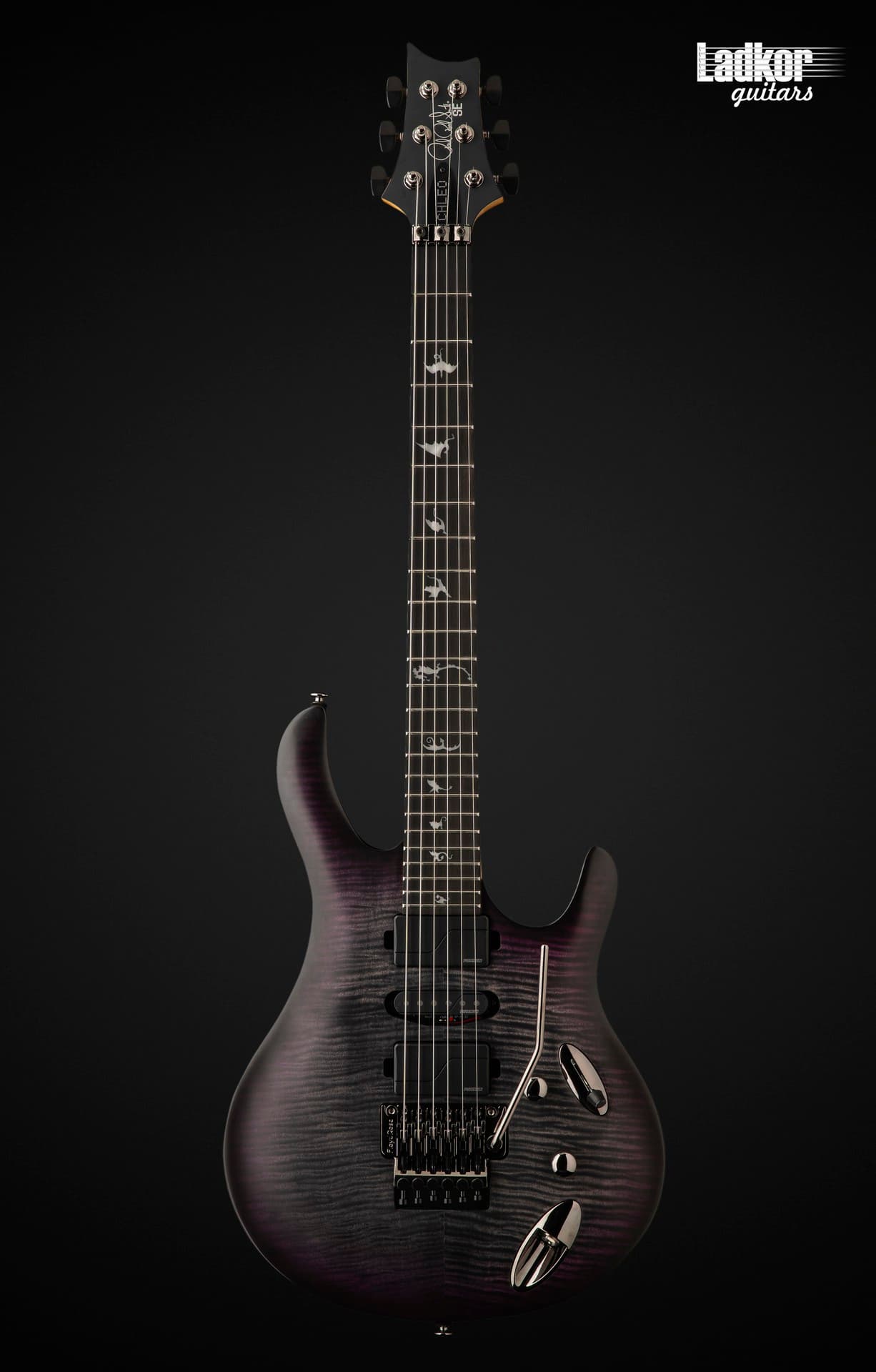 PRS SE Chleo Charcoal Purple Burst Herman Li Signature