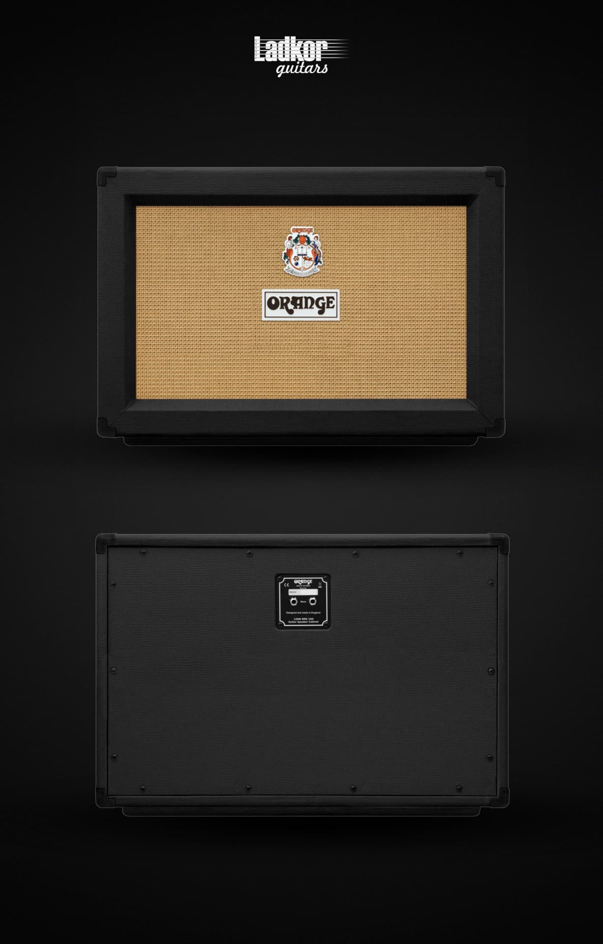 Orange PPC212 2x12 Black Guitar Cabinet